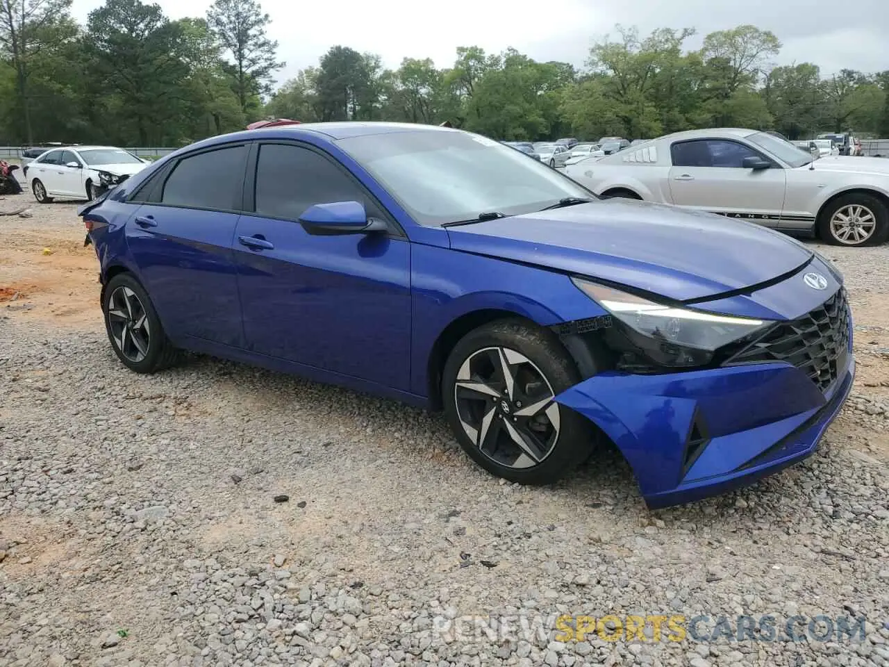 4 fotografías del automóvil dañado KMHLS4AGXPU568927 HYUNDAI ELANTRA 2023