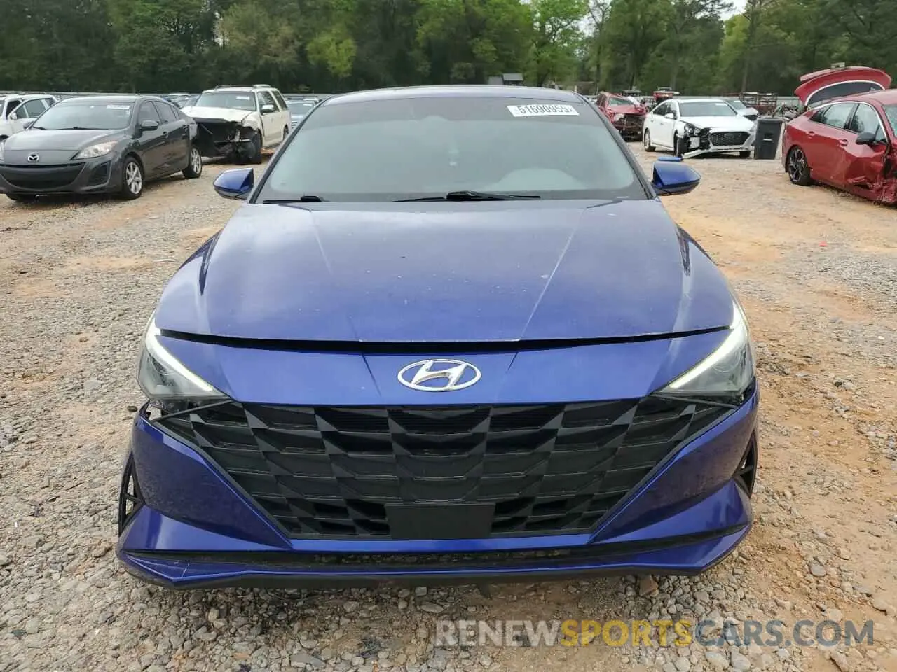 5 fotografías del automóvil dañado KMHLS4AGXPU568927 HYUNDAI ELANTRA 2023
