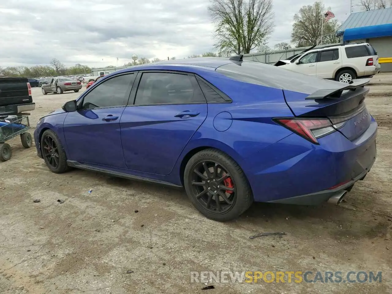 2 fotografías del automóvil dañado KMHLW4AK0PU016782 HYUNDAI ELANTRA 2023
