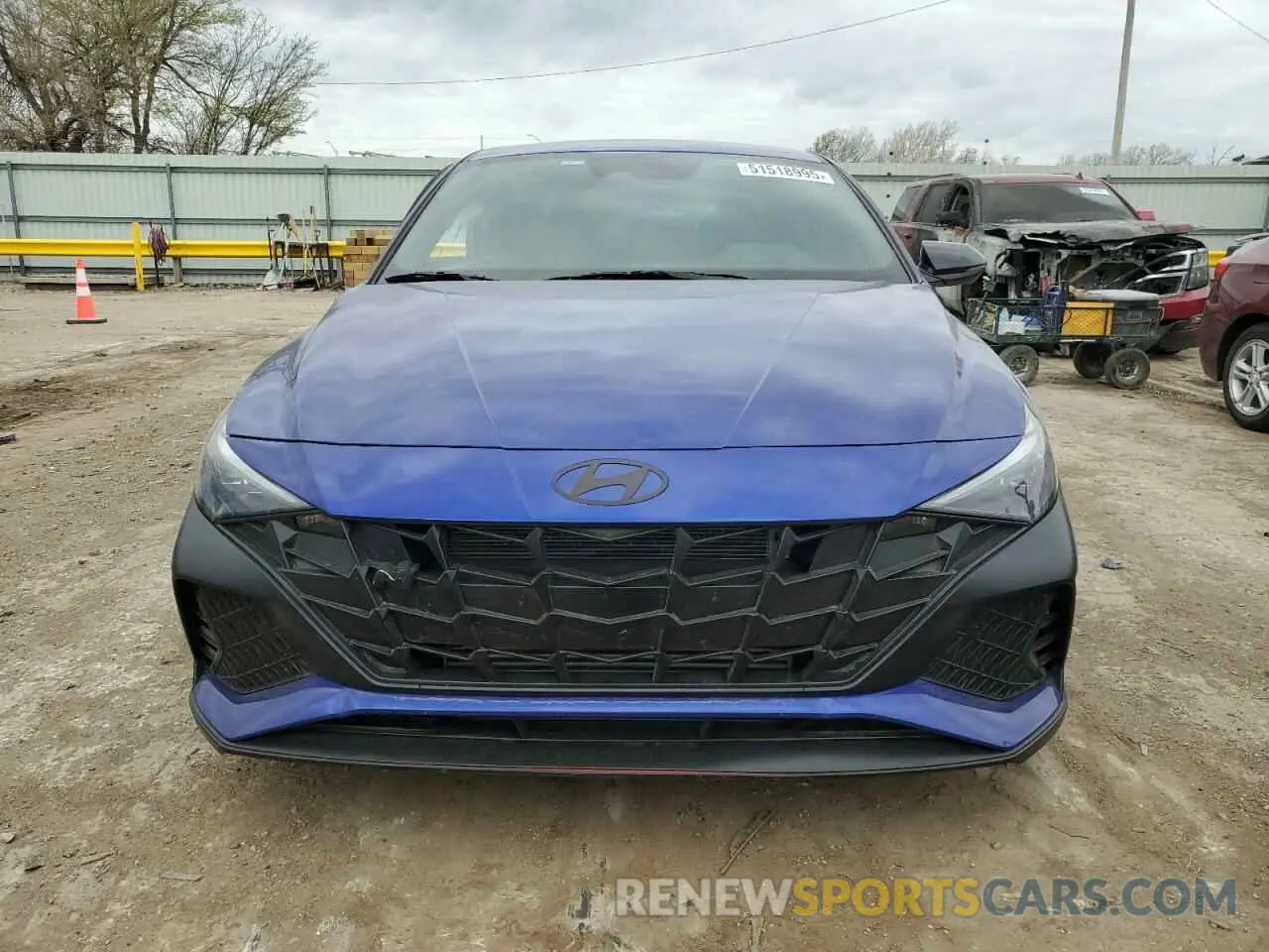 5 fotografías del automóvil dañado KMHLW4AK0PU016782 HYUNDAI ELANTRA 2023