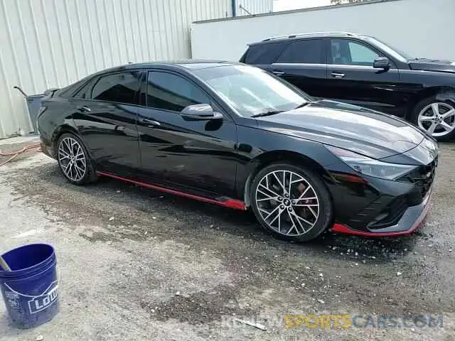 13 fotografías del automóvil dañado KMHLW4AK4PU016557 HYUNDAI ELANTRA 2023