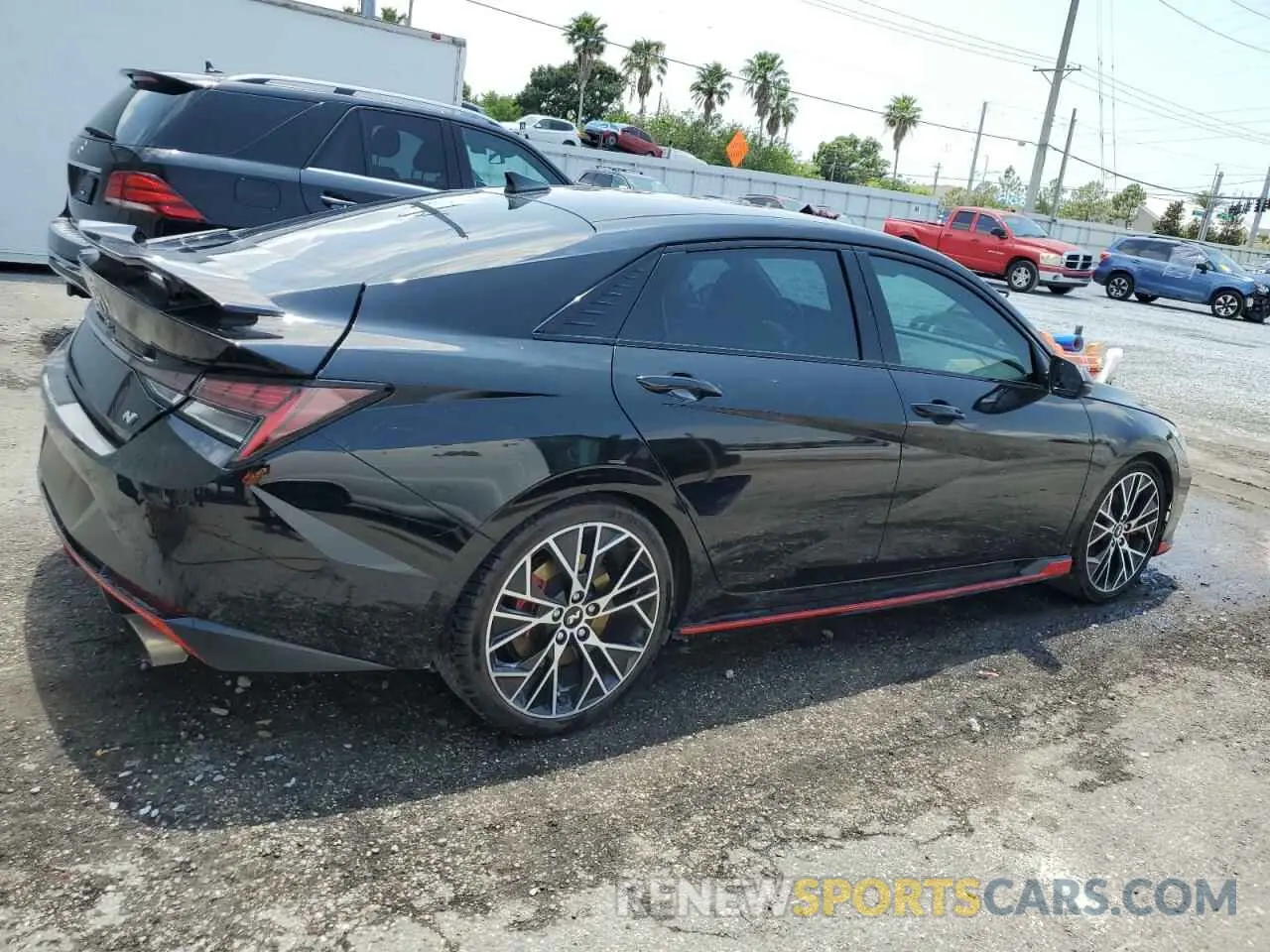 3 fotografías del automóvil dañado KMHLW4AK4PU016557 HYUNDAI ELANTRA 2023