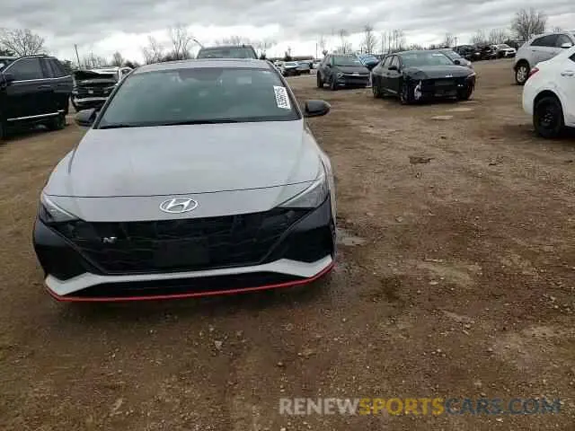 13 fotografías del automóvil dañado KMHLW4AK6PU014471 HYUNDAI ELANTRA 2023