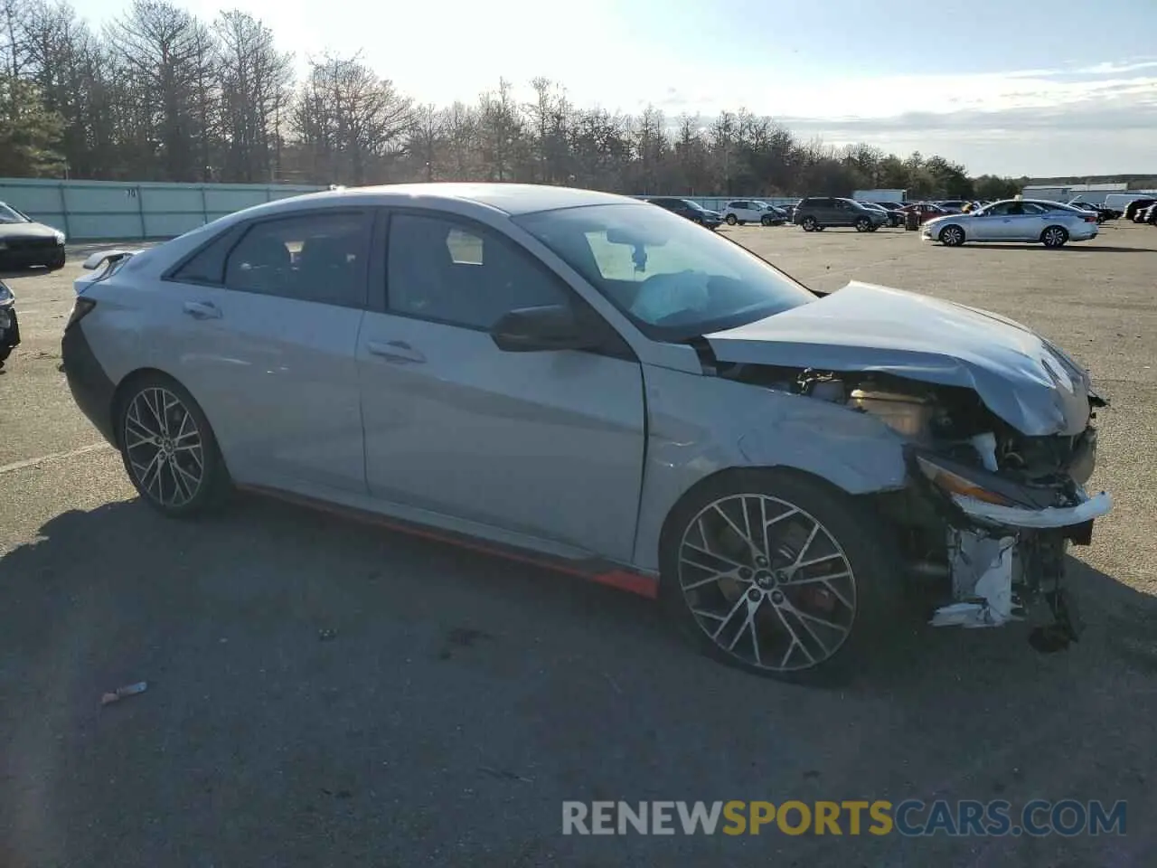 4 fotografías del automóvil dañado KMHLW4AK7PU009568 HYUNDAI ELANTRA 2023