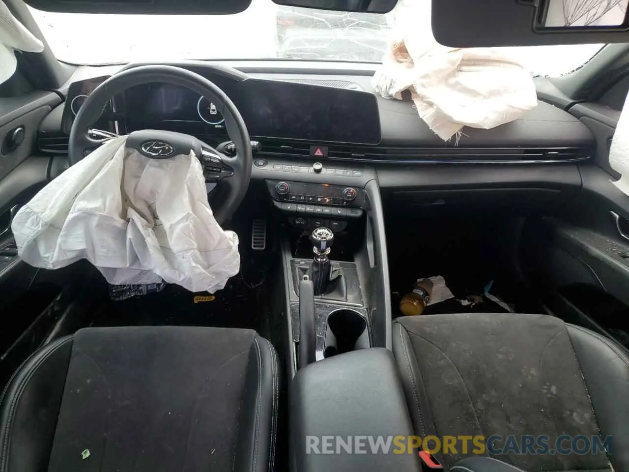 8 fotografías del automóvil dañado KMHLW4AK7PU011532 HYUNDAI ELANTRA 2023