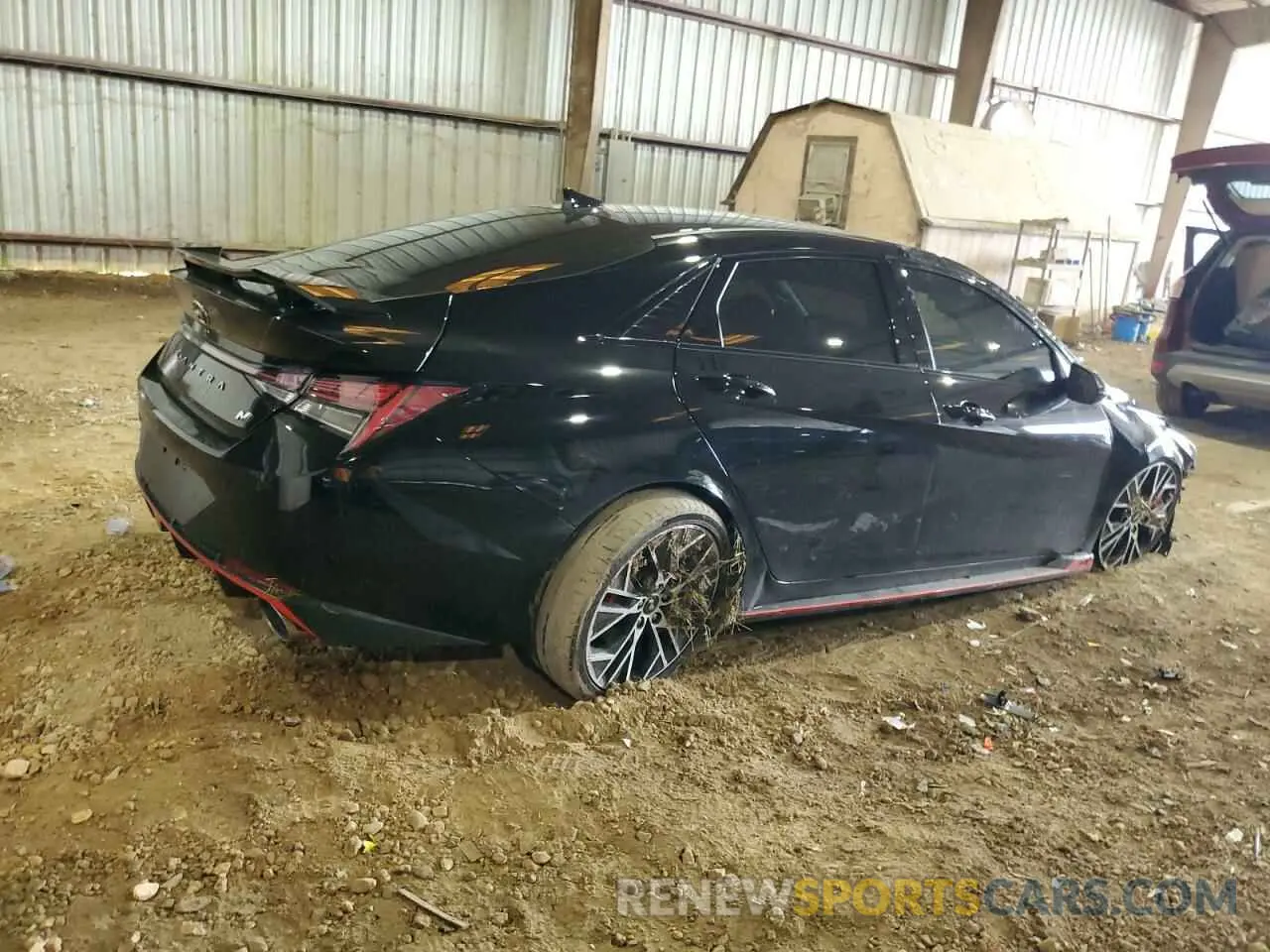 3 fotografías del automóvil dañado KMHLW4AK9PU016683 HYUNDAI ELANTRA 2023