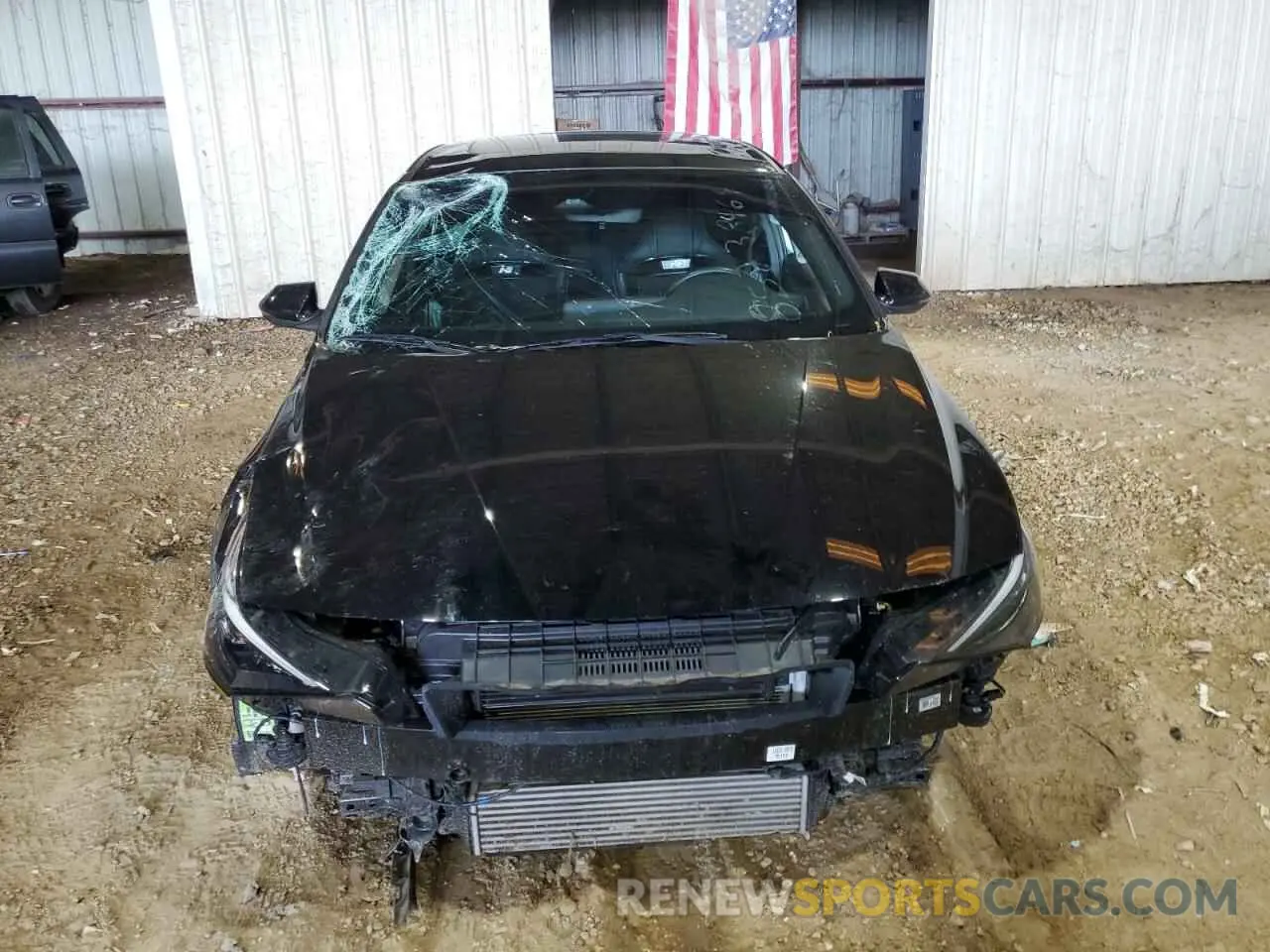 5 fotografías del automóvil dañado KMHLW4AK9PU016683 HYUNDAI ELANTRA 2023