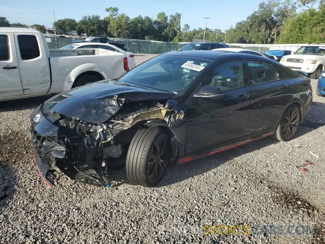 1 fotografías del automóvil dañado KMHLW4AKXPU010200 HYUNDAI ELANTRA 2023