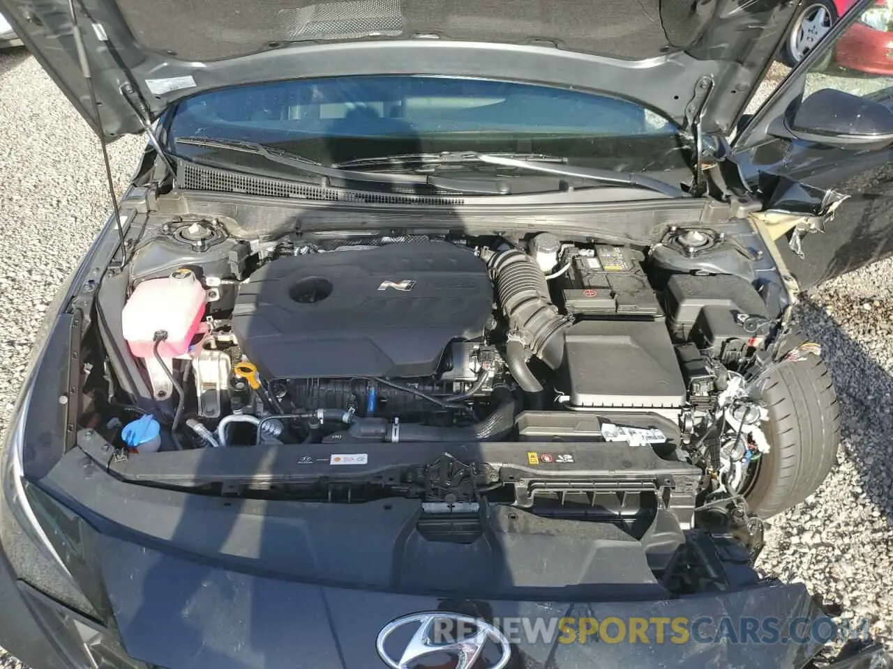 11 fotografías del automóvil dañado KMHLW4AKXPU010200 HYUNDAI ELANTRA 2023