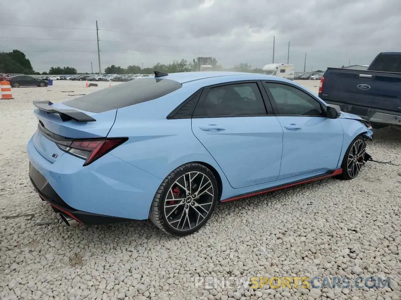 3 fotografías del automóvil dañado KMHLW4AKXPU016594 HYUNDAI ELANTRA 2023