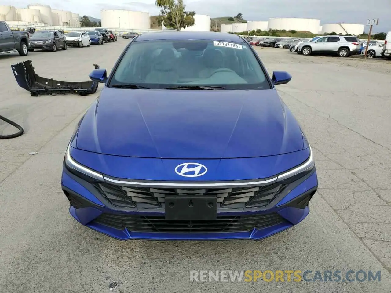 5 fotografías del automóvil dañado KMHLL4DG1RU721688 HYUNDAI ELANTRA 2024