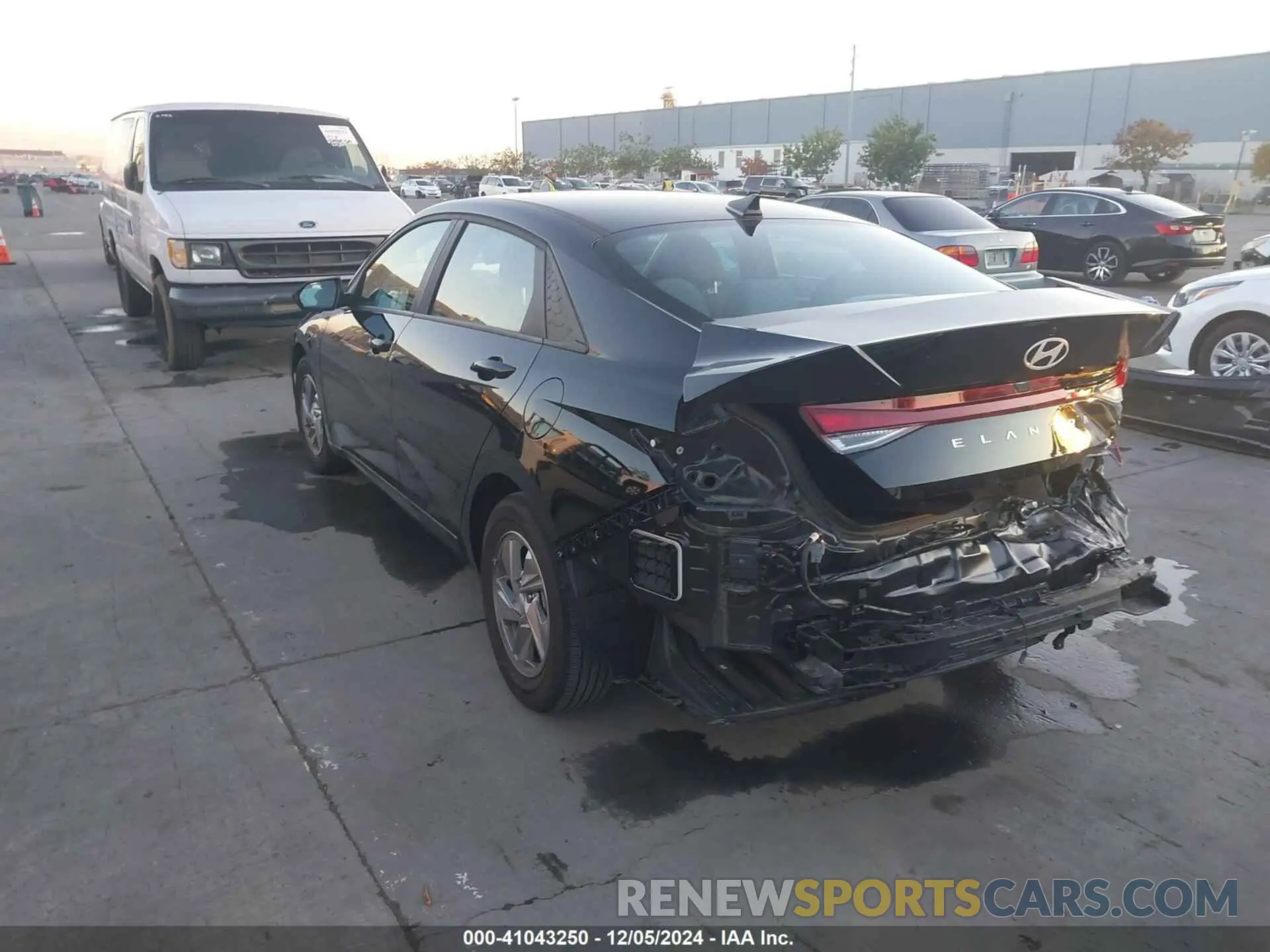 3 fotografías del automóvil dañado KMHLL4DG1RU774441 HYUNDAI ELANTRA 2024