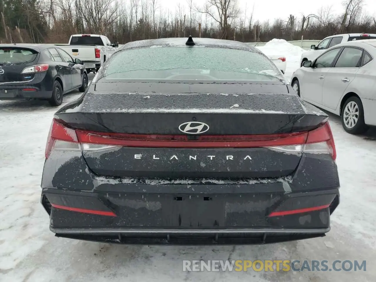 6 fotografías del automóvil dañado KMHLL4DG1RU835884 HYUNDAI ELANTRA 2024