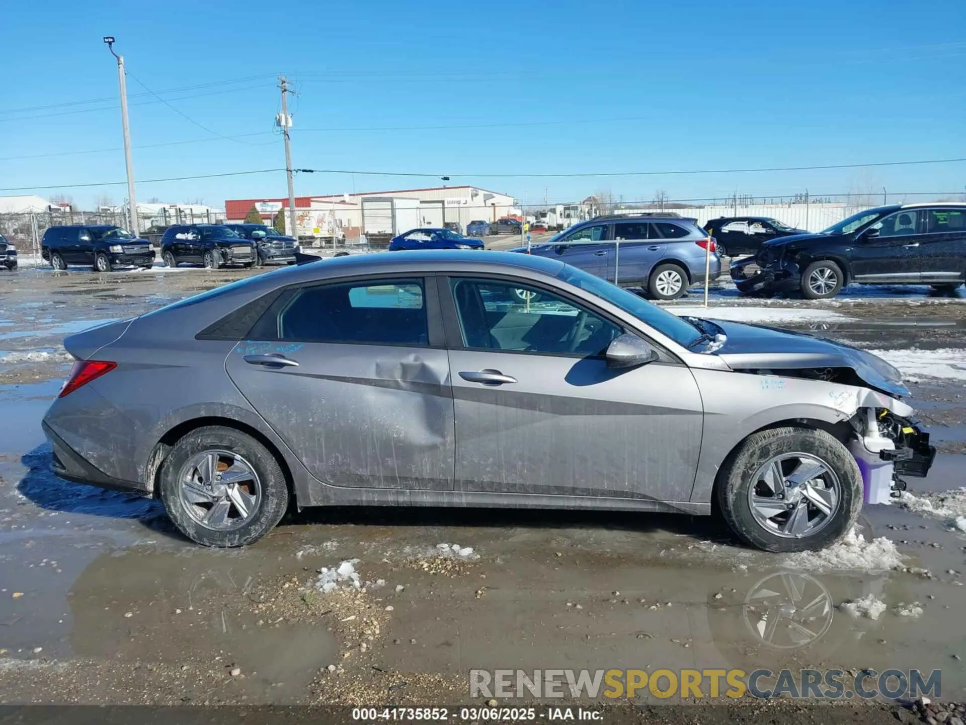 14 fotografías del automóvil dañado KMHLL4DG2RU826658 HYUNDAI ELANTRA 2024