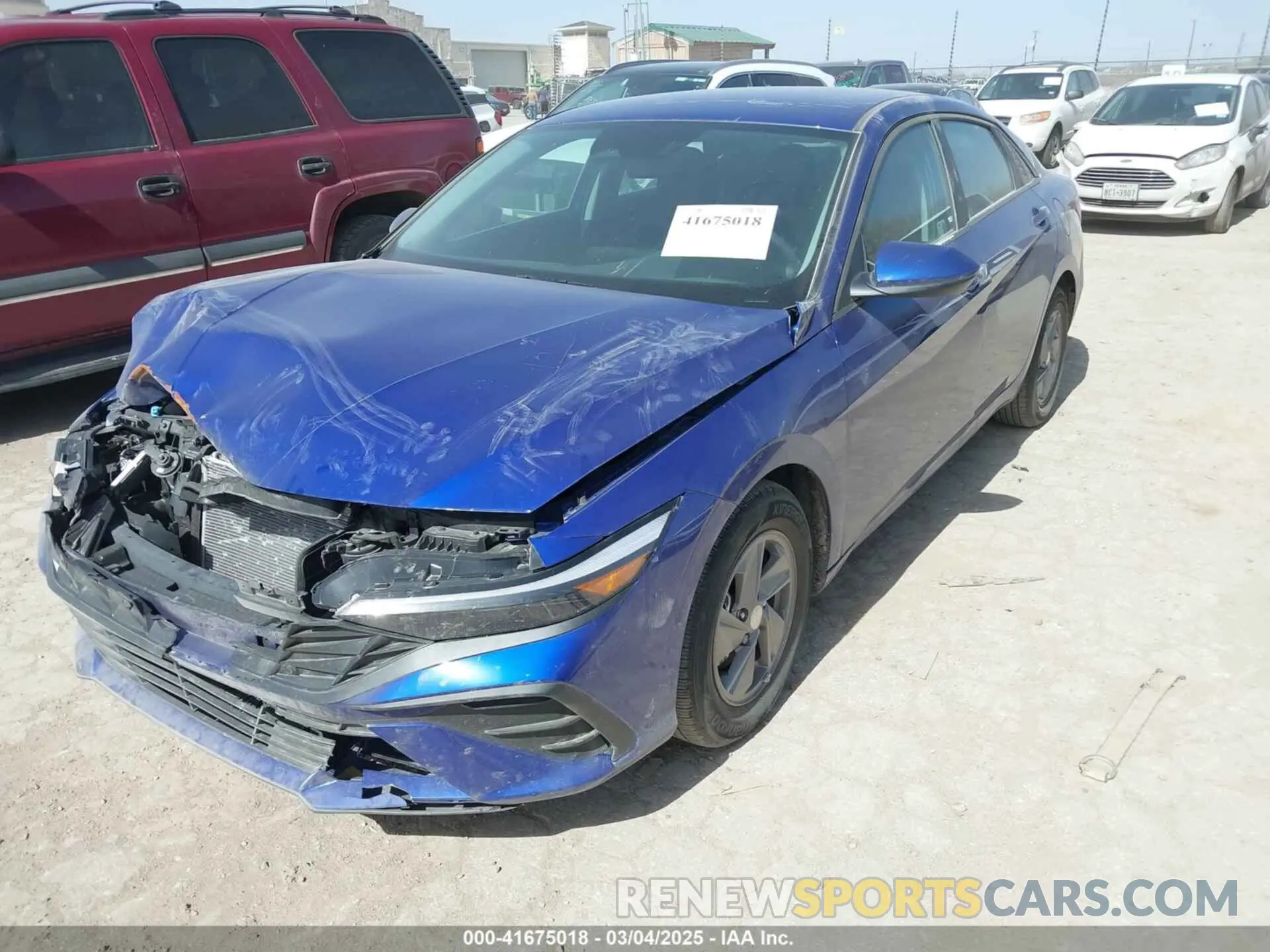2 fotografías del automóvil dañado KMHLL4DG3RU829536 HYUNDAI ELANTRA 2024
