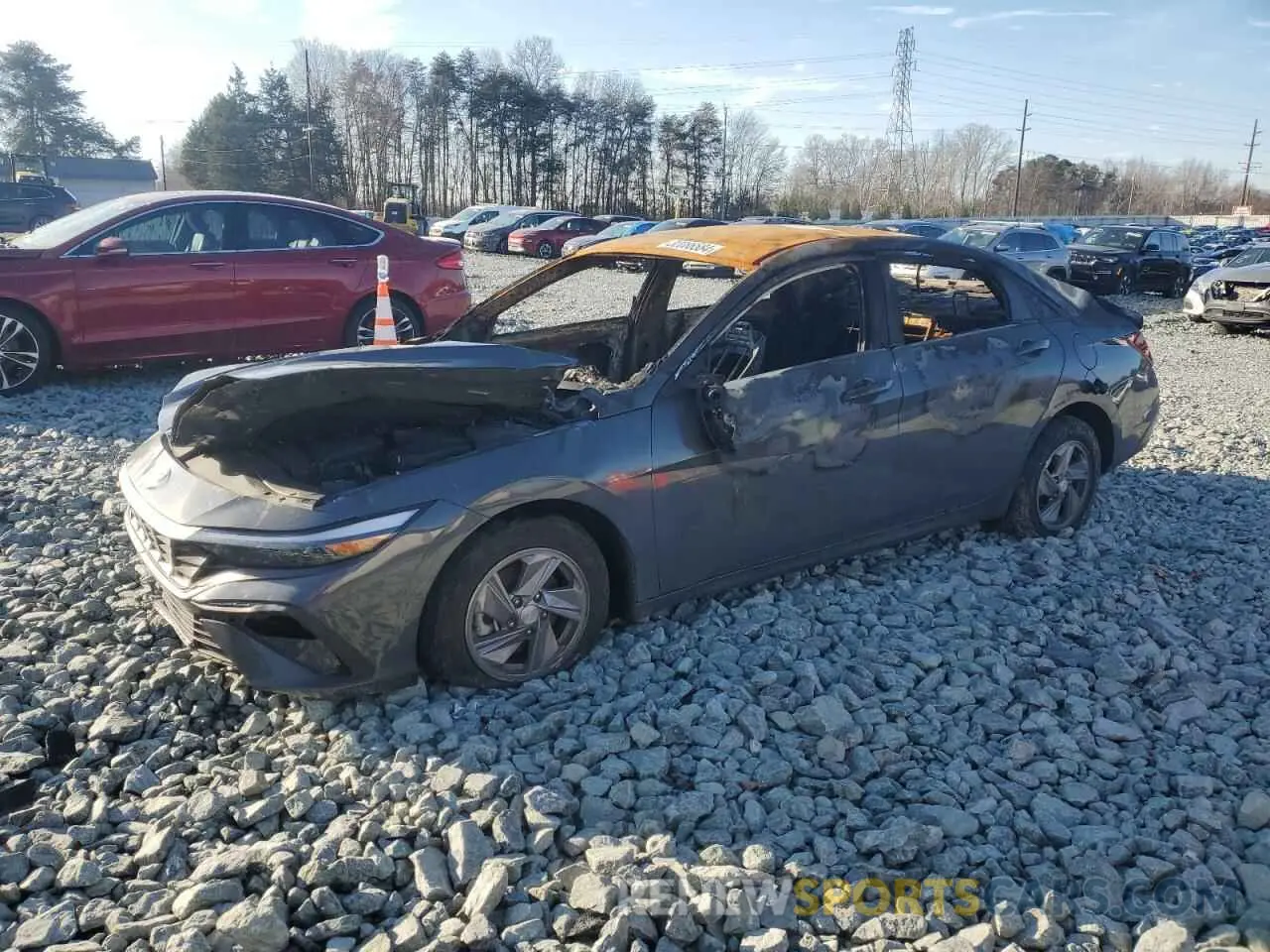 1 fotografías del automóvil dañado KMHLL4DG4RU723063 HYUNDAI ELANTRA 2024