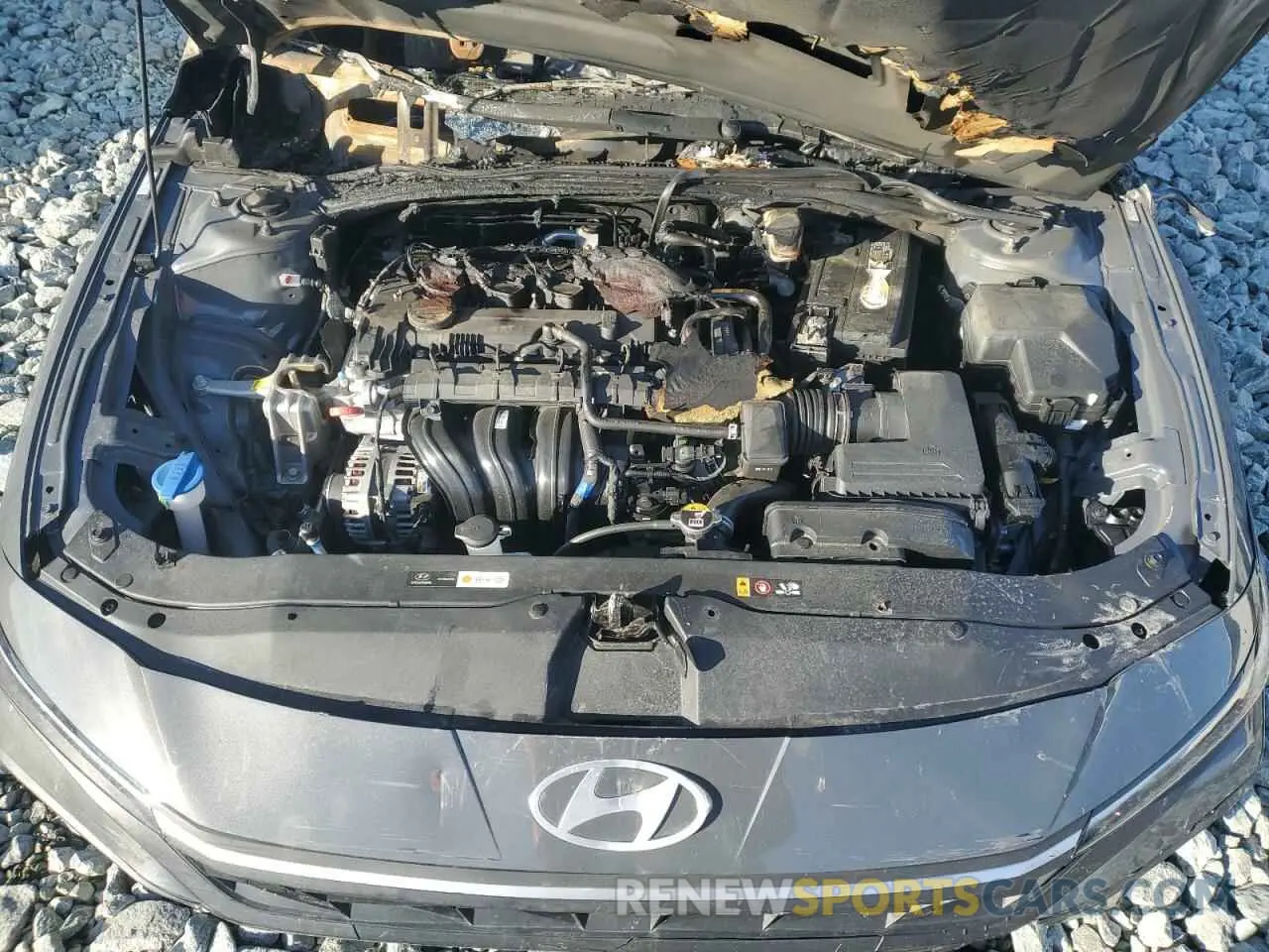 12 fotografías del automóvil dañado KMHLL4DG4RU723063 HYUNDAI ELANTRA 2024