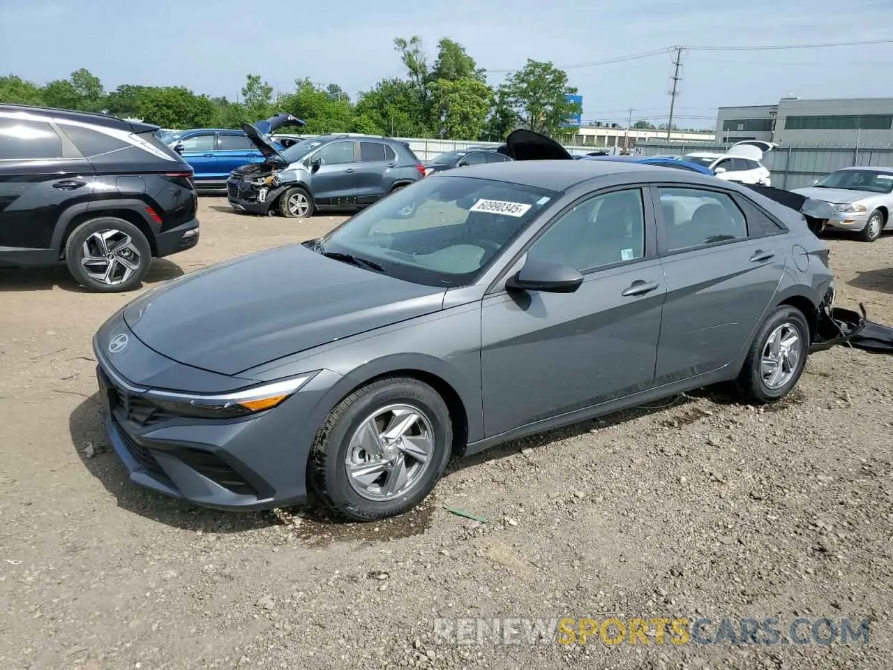 1 fotografías del automóvil dañado KMHLL4DG4RU784378 HYUNDAI ELANTRA 2024