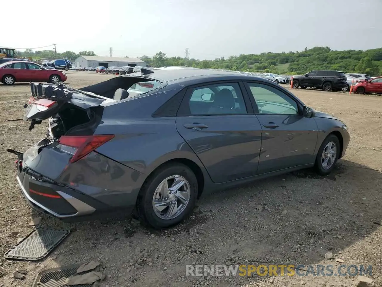 3 fotografías del automóvil dañado KMHLL4DG4RU784378 HYUNDAI ELANTRA 2024