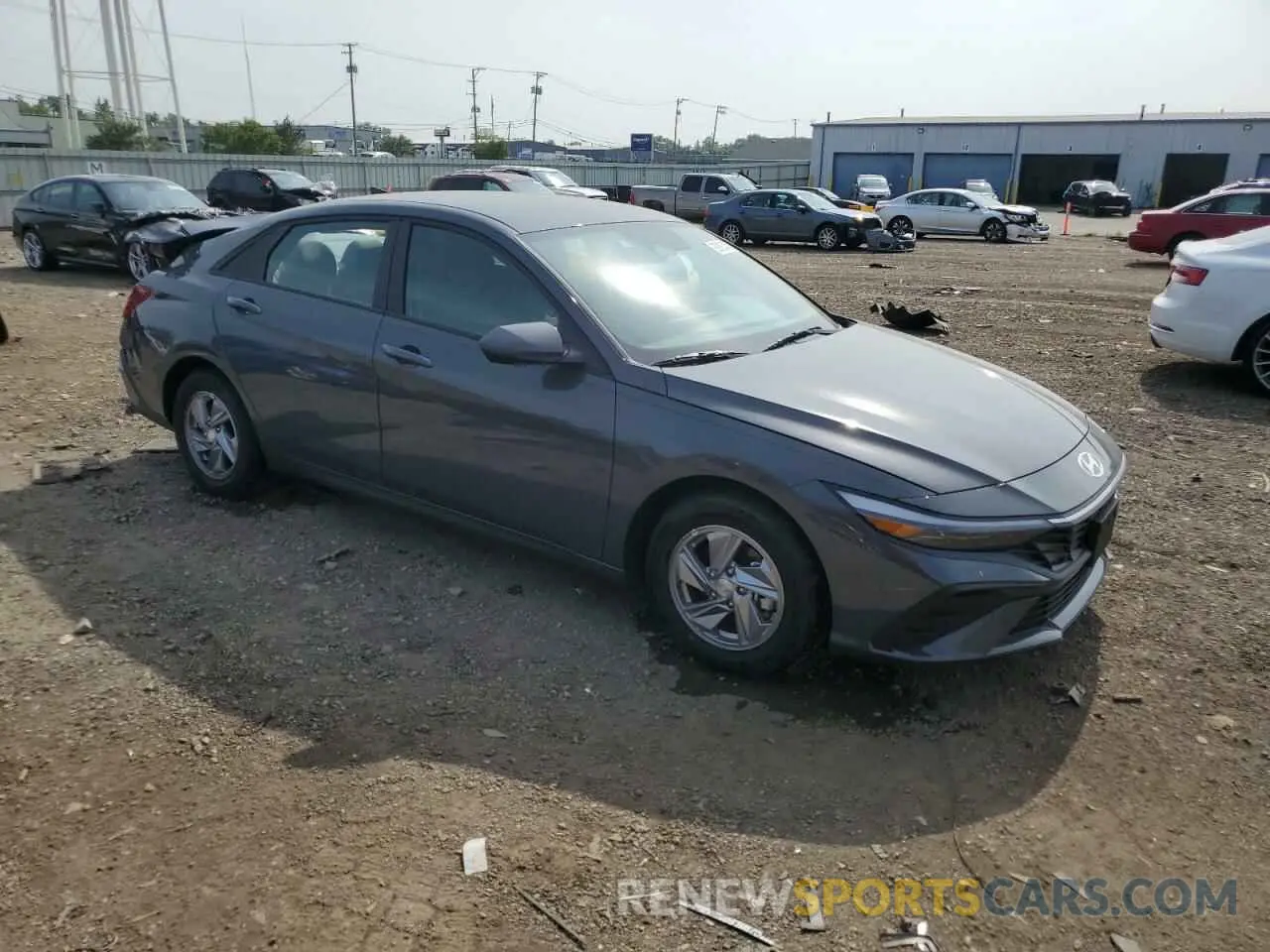 4 fotografías del automóvil dañado KMHLL4DG4RU784378 HYUNDAI ELANTRA 2024