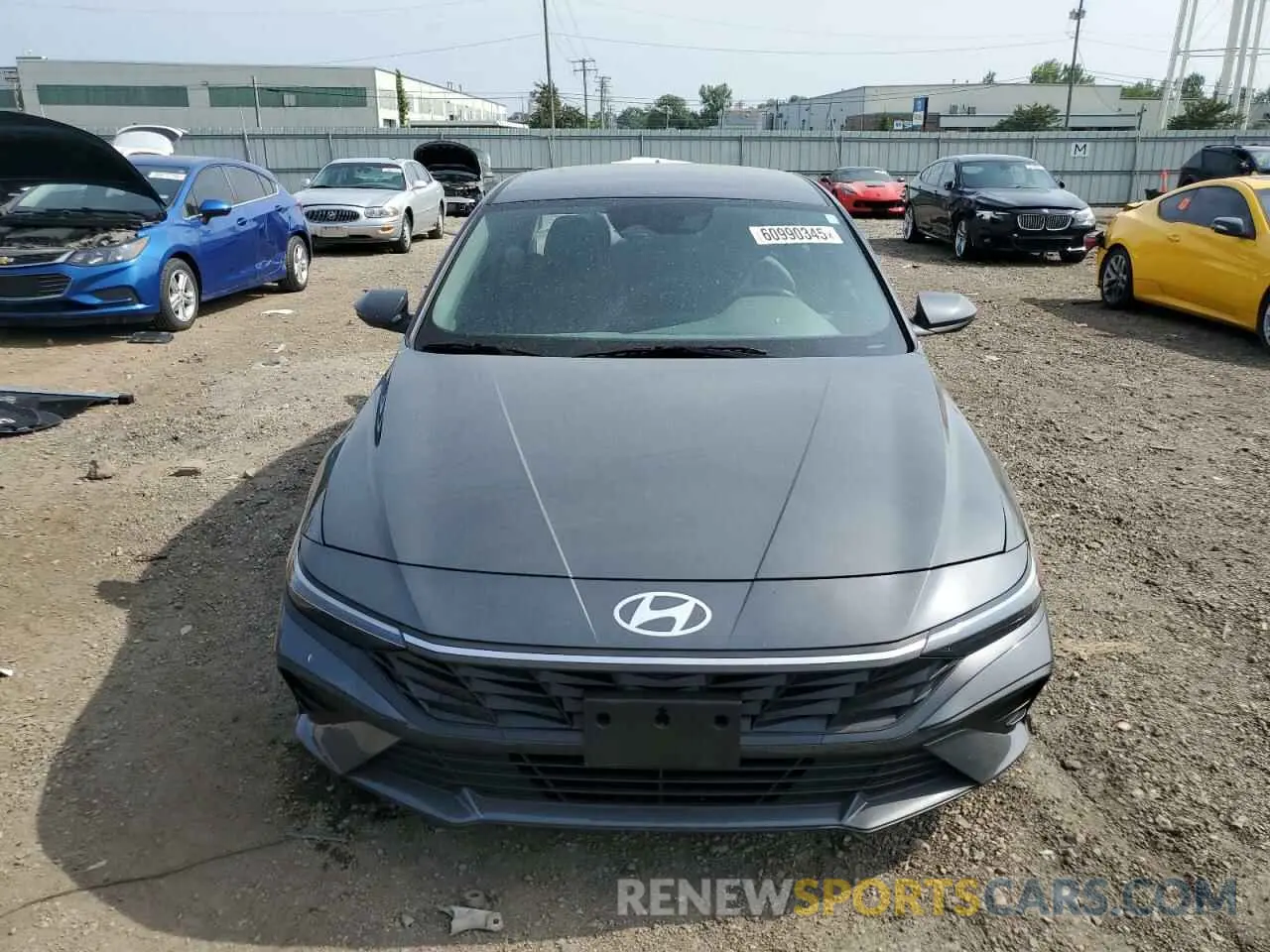 5 fotografías del automóvil dañado KMHLL4DG4RU784378 HYUNDAI ELANTRA 2024