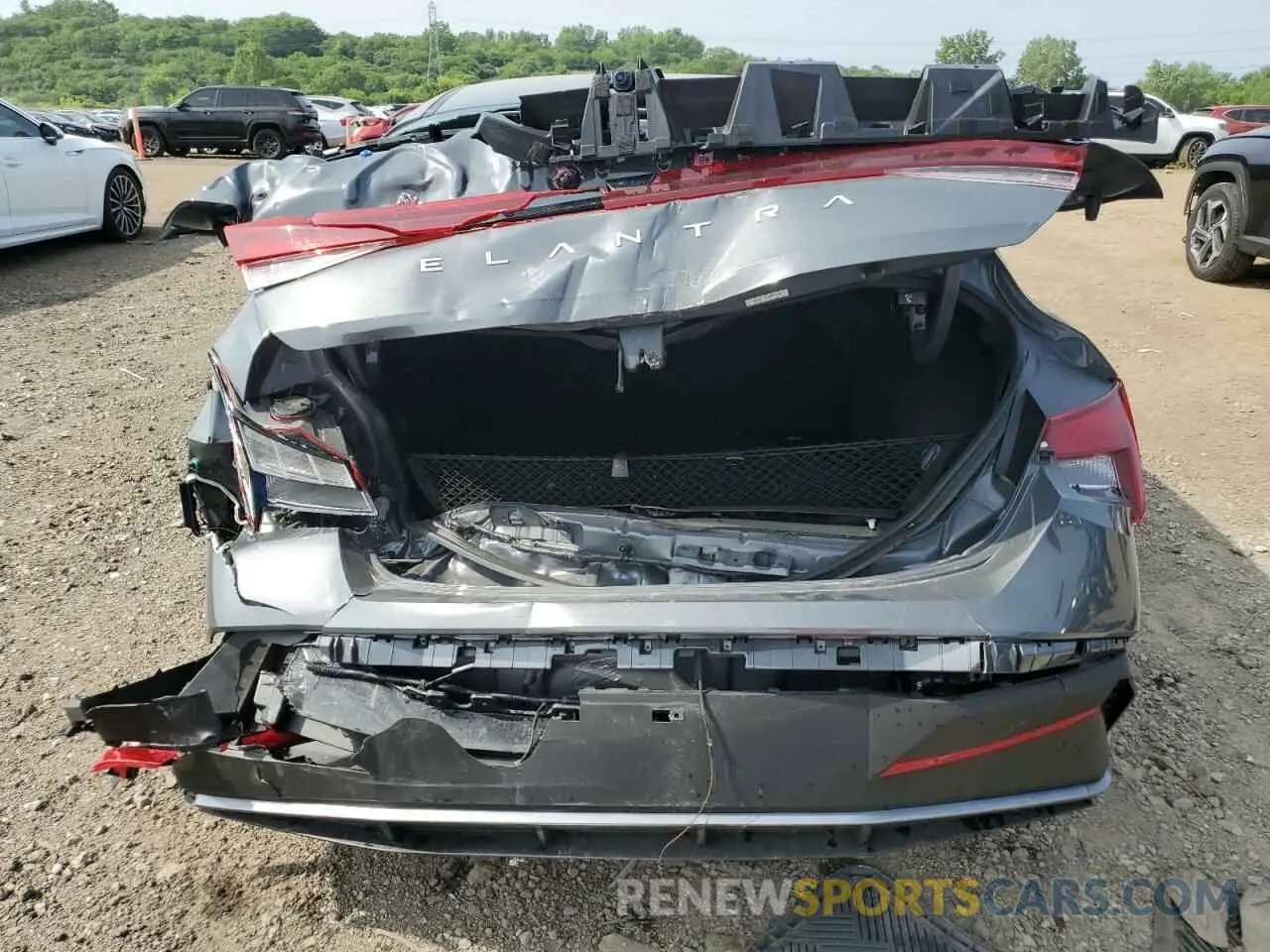 6 fotografías del automóvil dañado KMHLL4DG4RU784378 HYUNDAI ELANTRA 2024