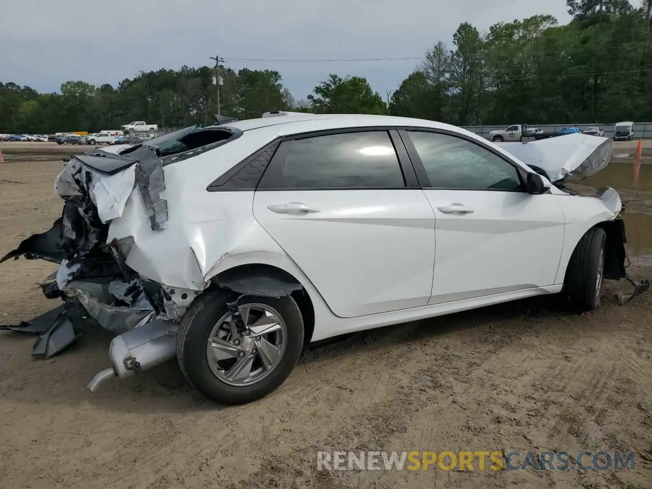 3 fotografías del automóvil dañado KMHLL4DG4RU821266 HYUNDAI ELANTRA 2024