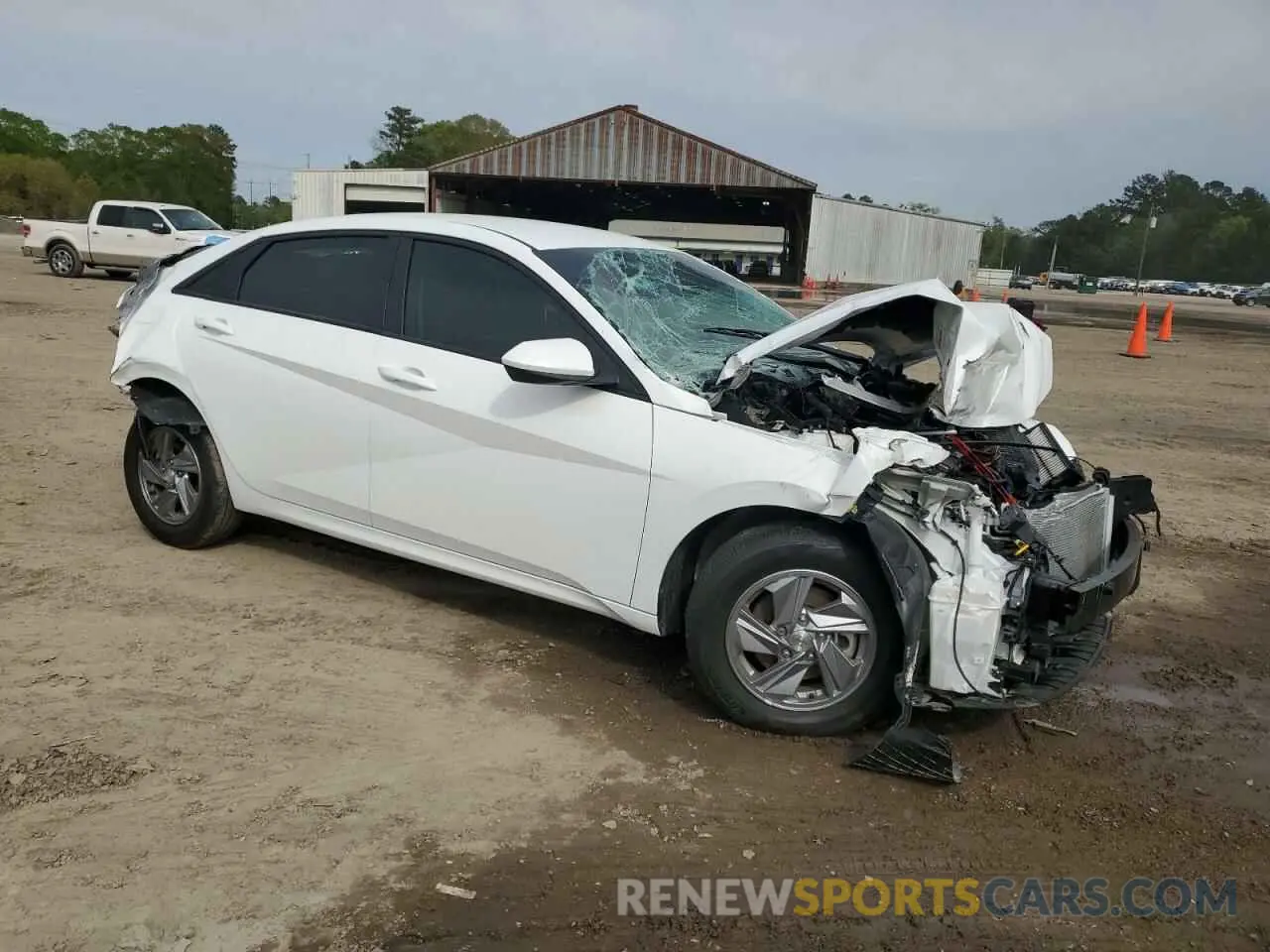 4 fotografías del automóvil dañado KMHLL4DG4RU821266 HYUNDAI ELANTRA 2024