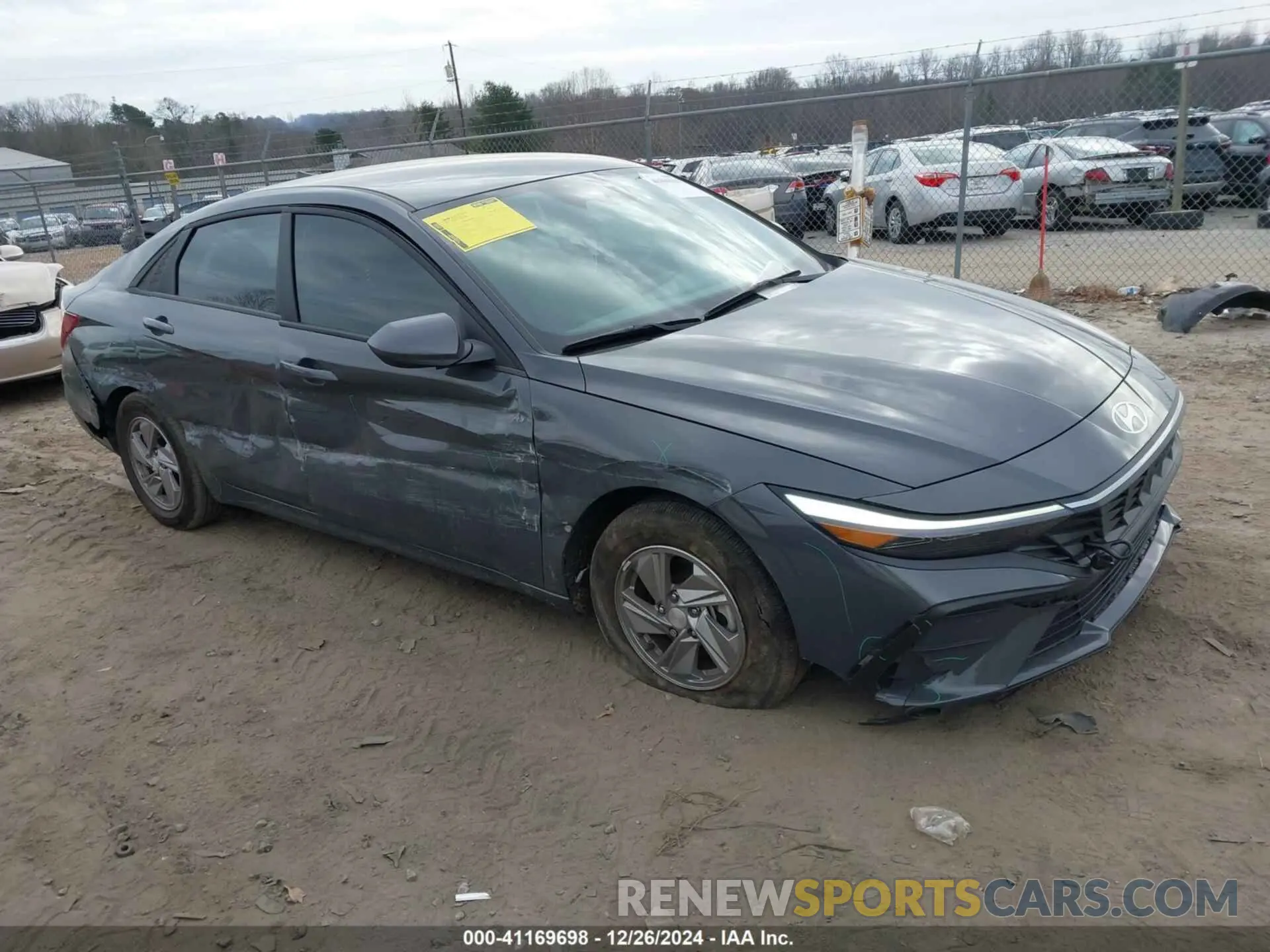 1 fotografías del automóvil dañado KMHLL4DG5RU722679 HYUNDAI ELANTRA 2024