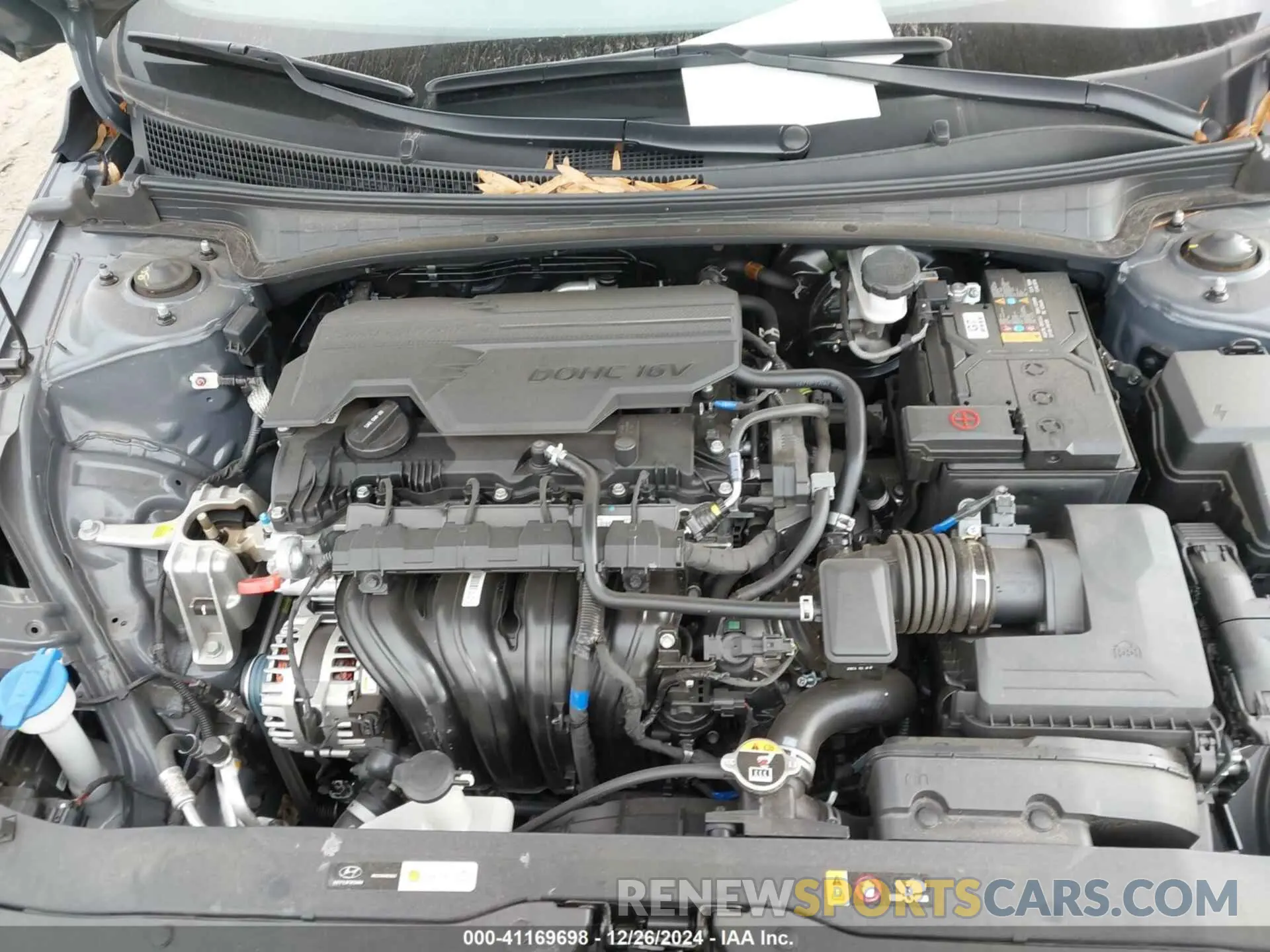 10 fotografías del automóvil dañado KMHLL4DG5RU722679 HYUNDAI ELANTRA 2024