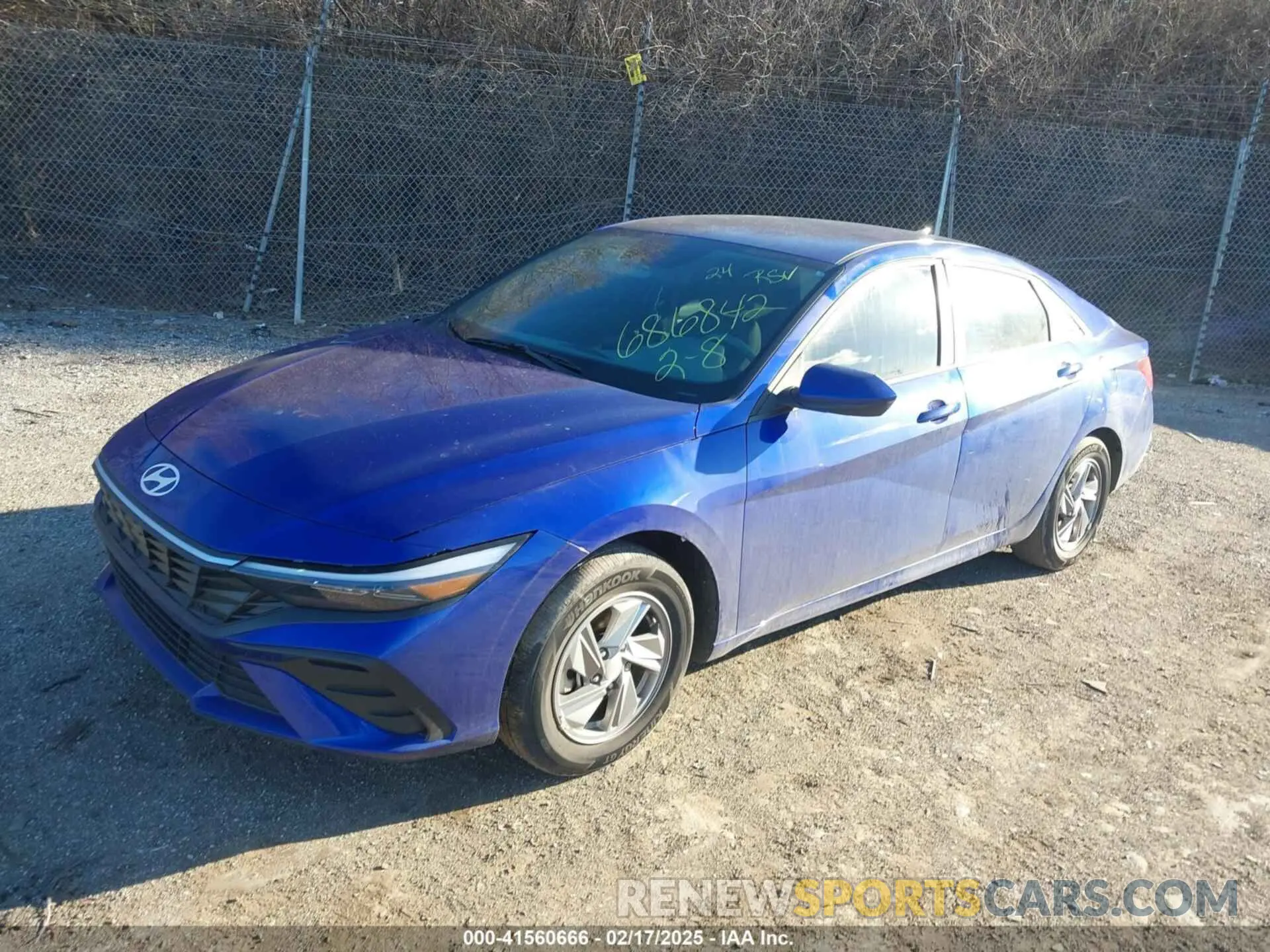 2 fotografías del automóvil dañado KMHLL4DG6RU686842 HYUNDAI ELANTRA 2024