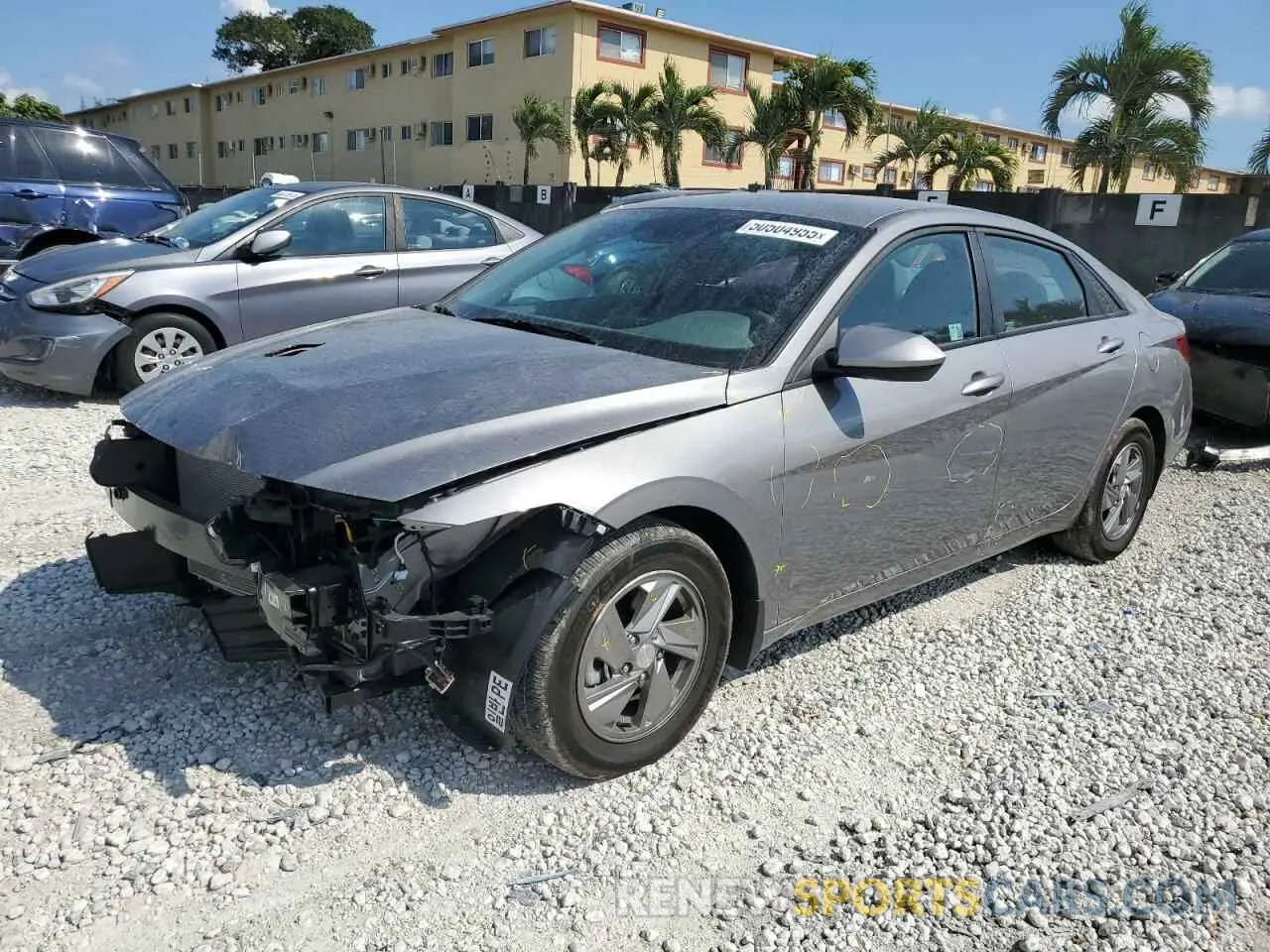 1 fotografías del automóvil dañado KMHLL4DG6RU831863 HYUNDAI ELANTRA 2024