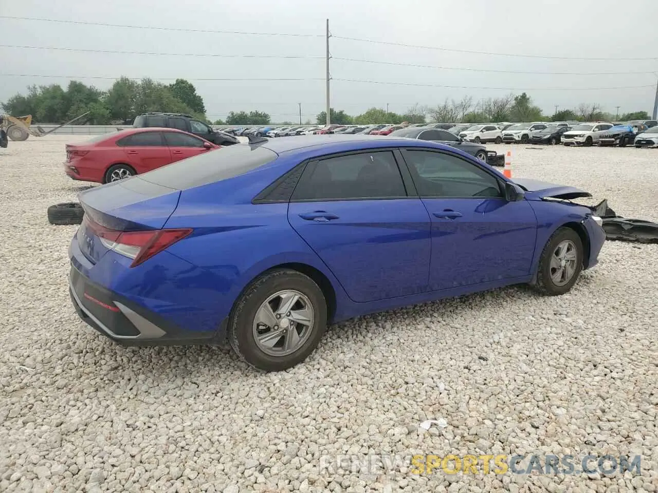 3 fotografías del automóvil dañado KMHLL4DG7RU790627 HYUNDAI ELANTRA 2024