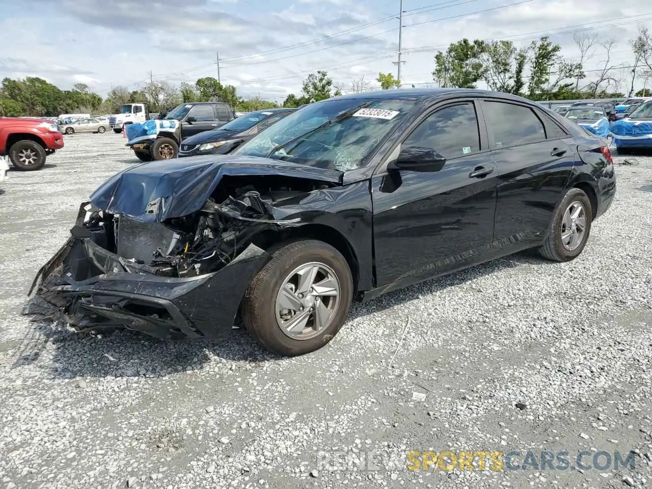 1 fotografías del automóvil dañado KMHLL4DG7RU800444 HYUNDAI ELANTRA 2024