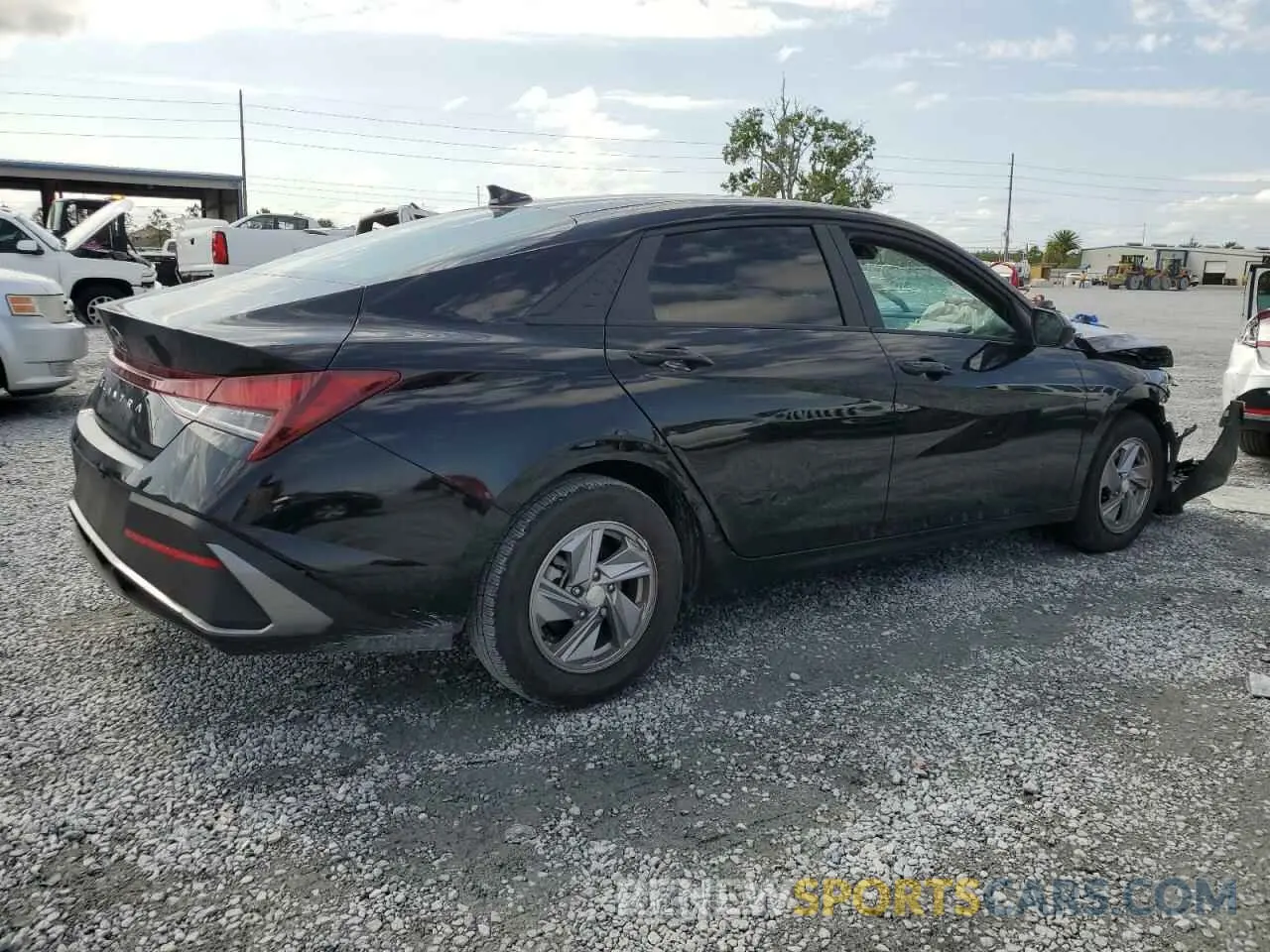 3 fotografías del automóvil dañado KMHLL4DG7RU800444 HYUNDAI ELANTRA 2024