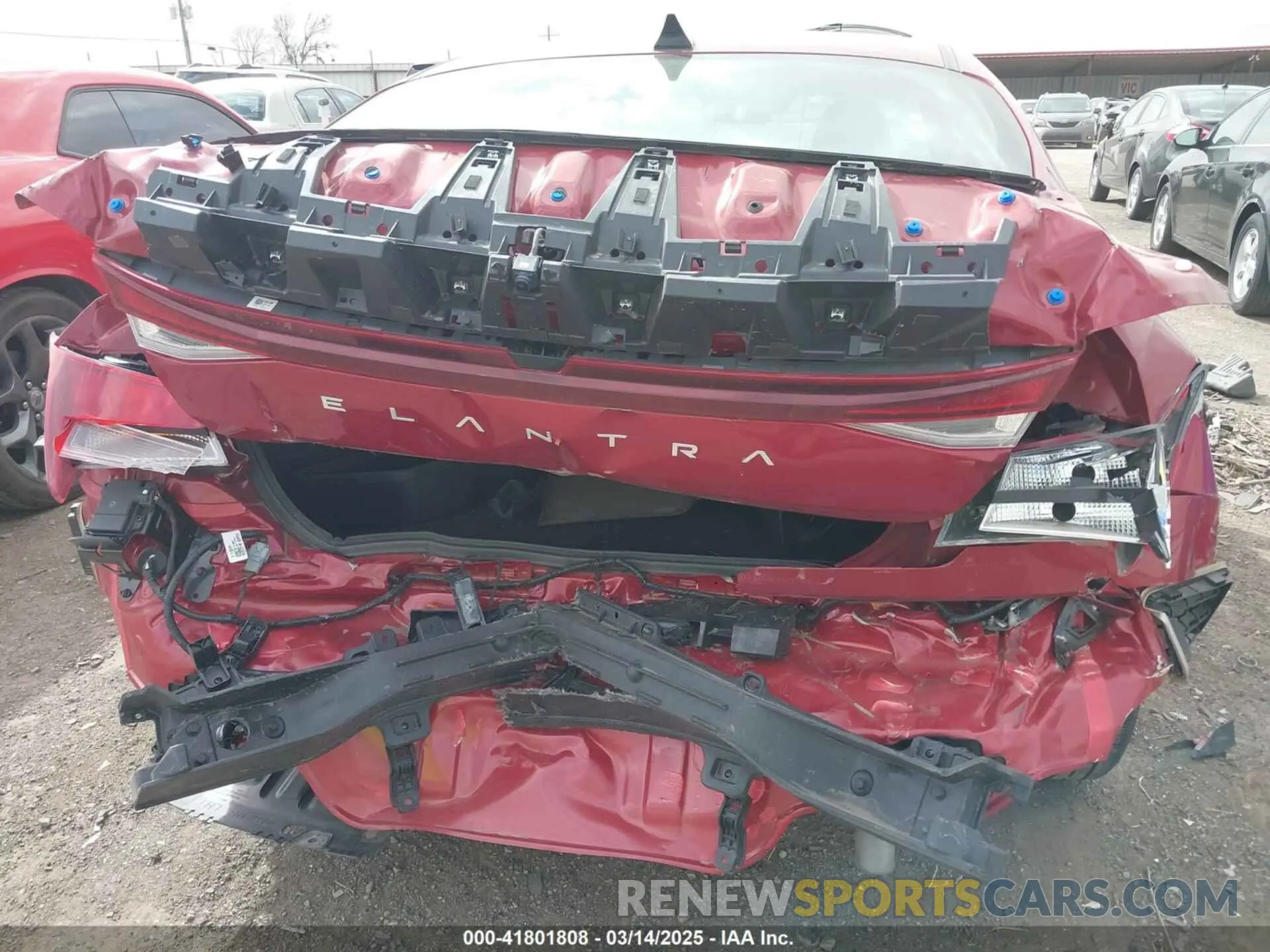 6 fotografías del automóvil dañado KMHLL4DG7RU851961 HYUNDAI ELANTRA 2024