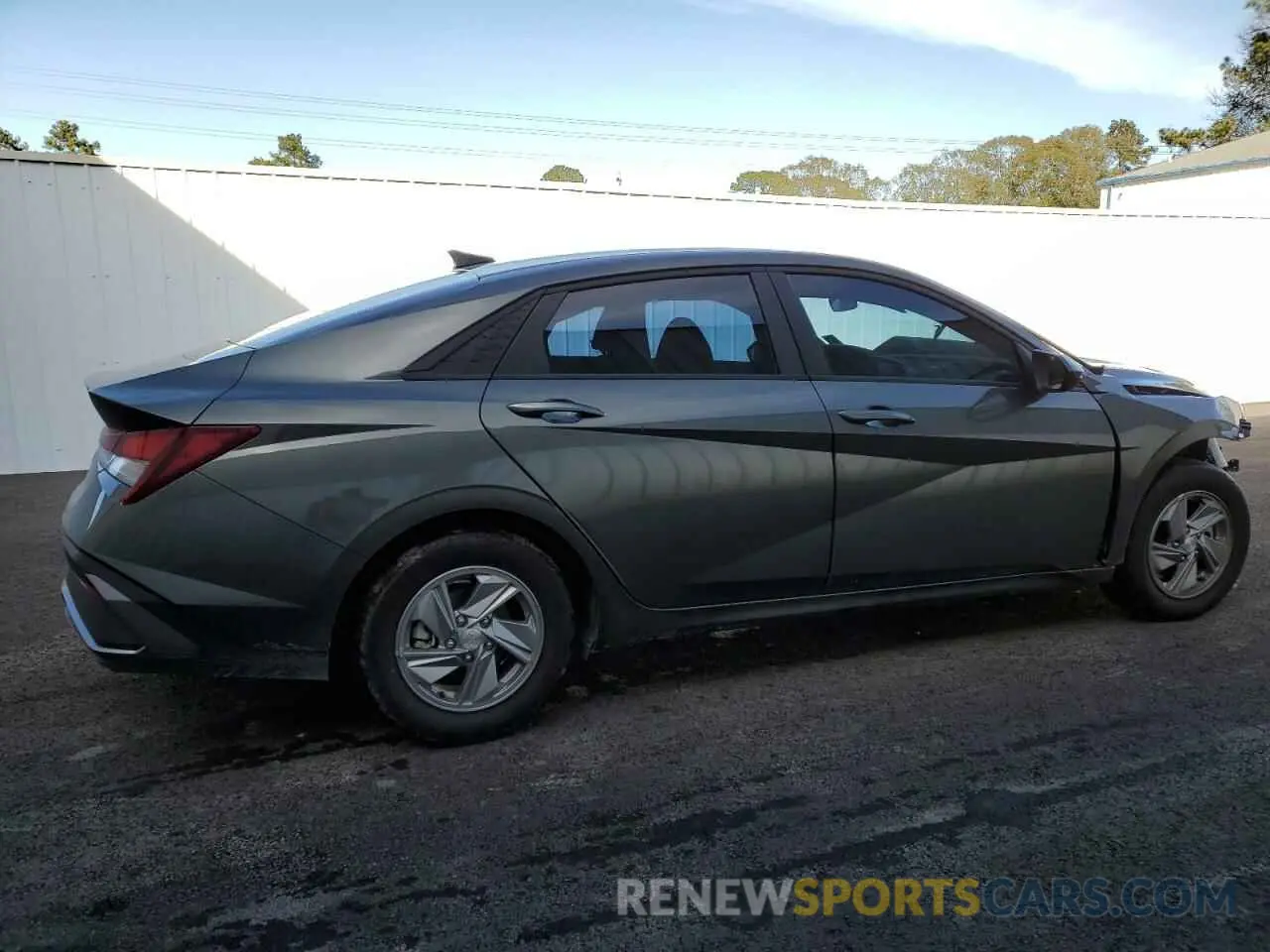 3 fotografías del automóvil dañado KMHLL4DG8RU716505 HYUNDAI ELANTRA 2024