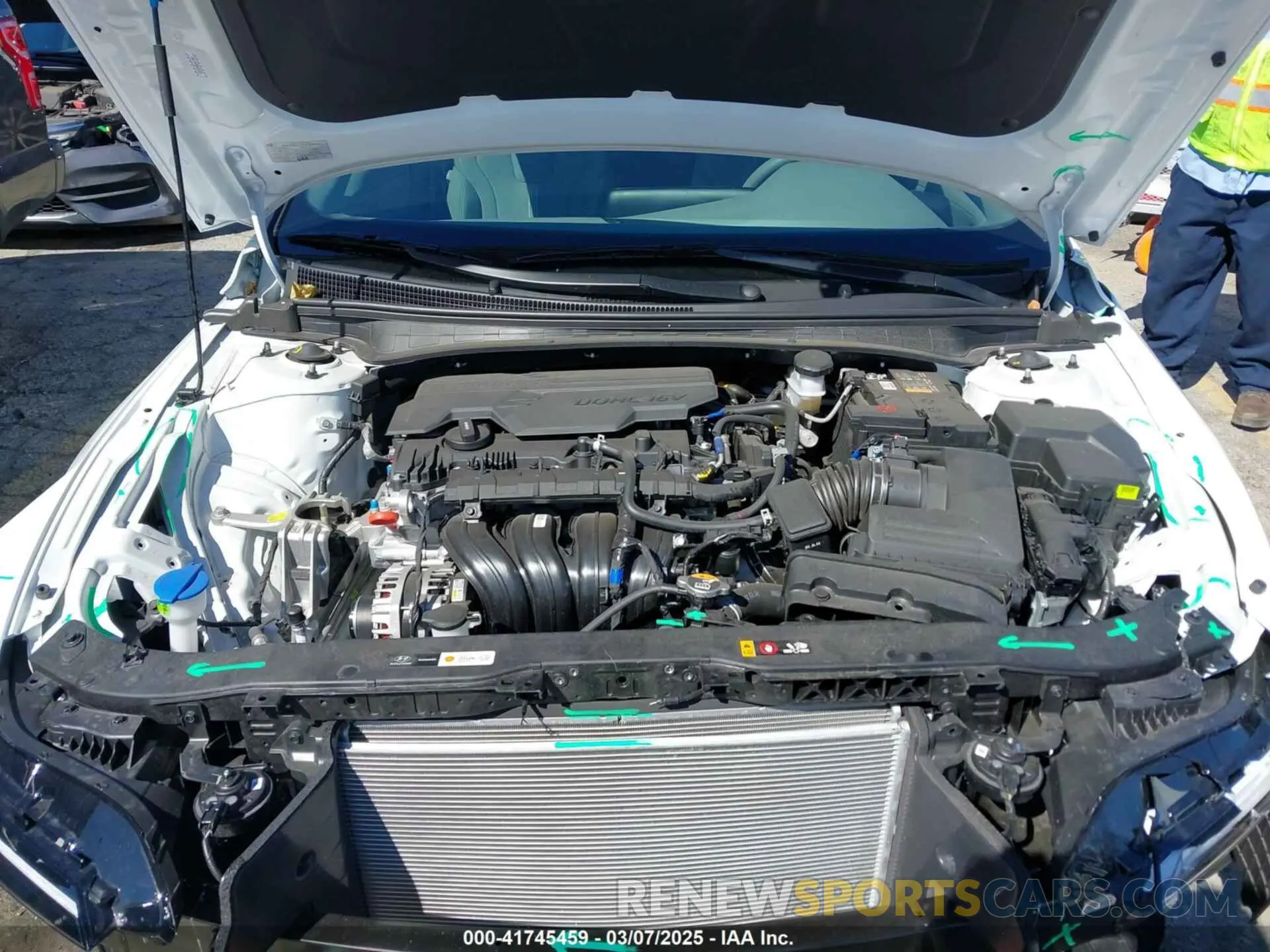 10 fotografías del automóvil dañado KMHLL4DG8RU815244 HYUNDAI ELANTRA 2024