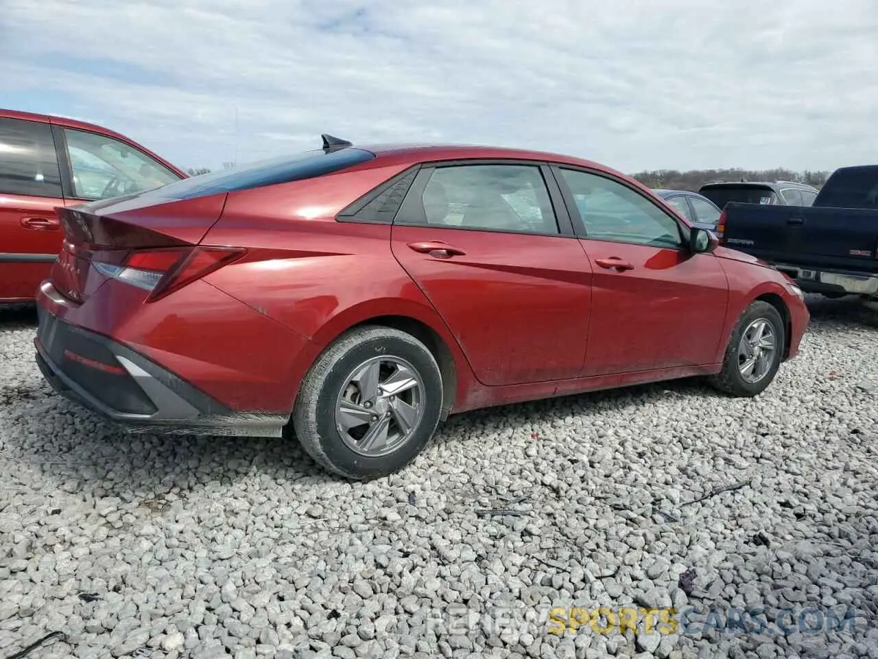 3 fotografías del automóvil dañado KMHLL4DG9RU681991 HYUNDAI ELANTRA 2024