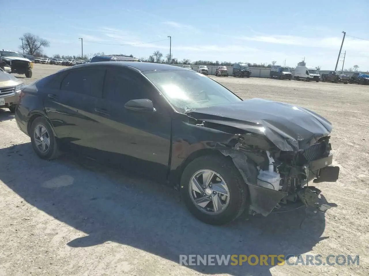 4 fotografías del automóvil dañado KMHLL4DG9RU790869 HYUNDAI ELANTRA 2024