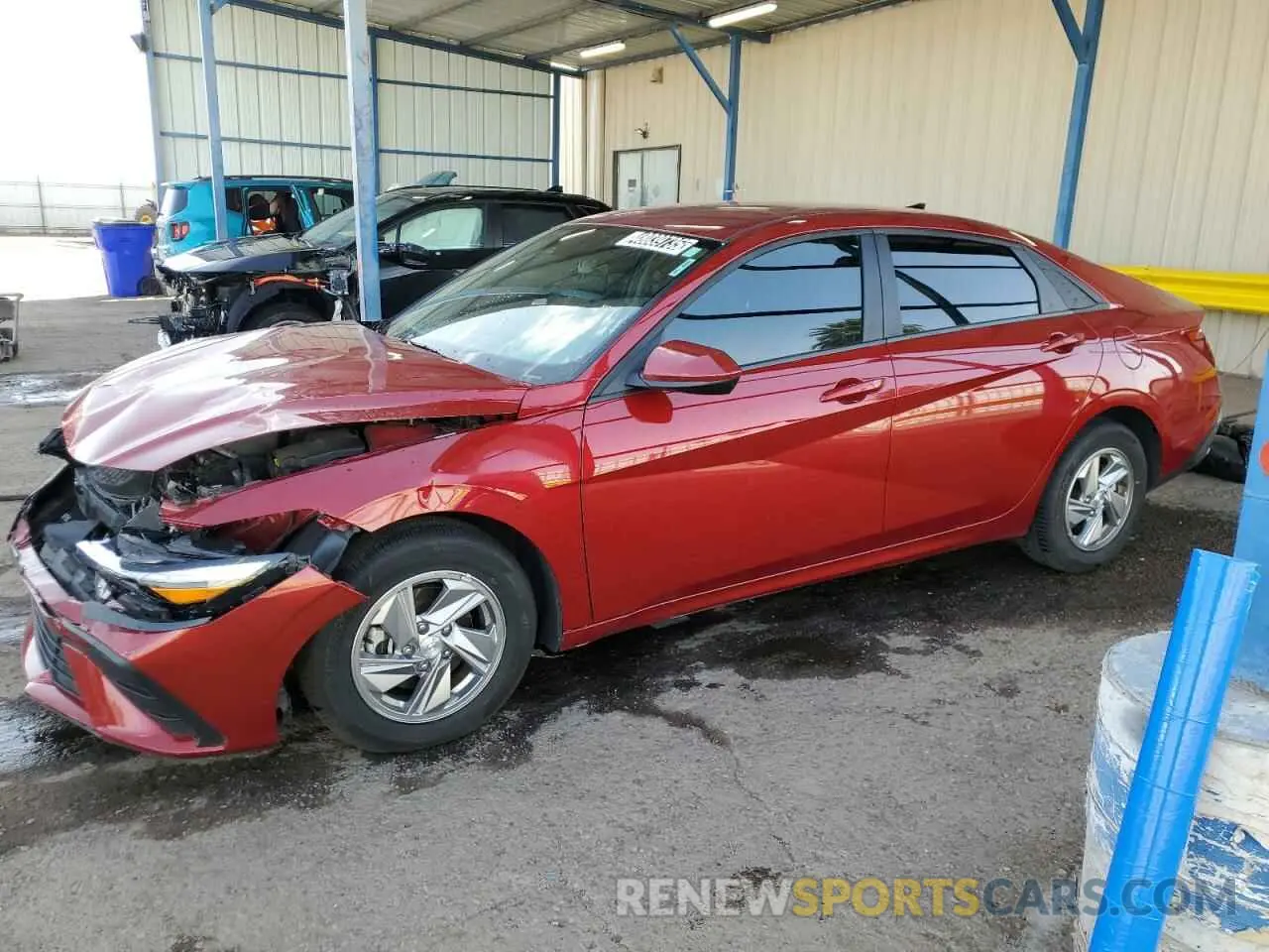 1 fotografías del automóvil dañado KMHLL4DGXRU678968 HYUNDAI ELANTRA 2024