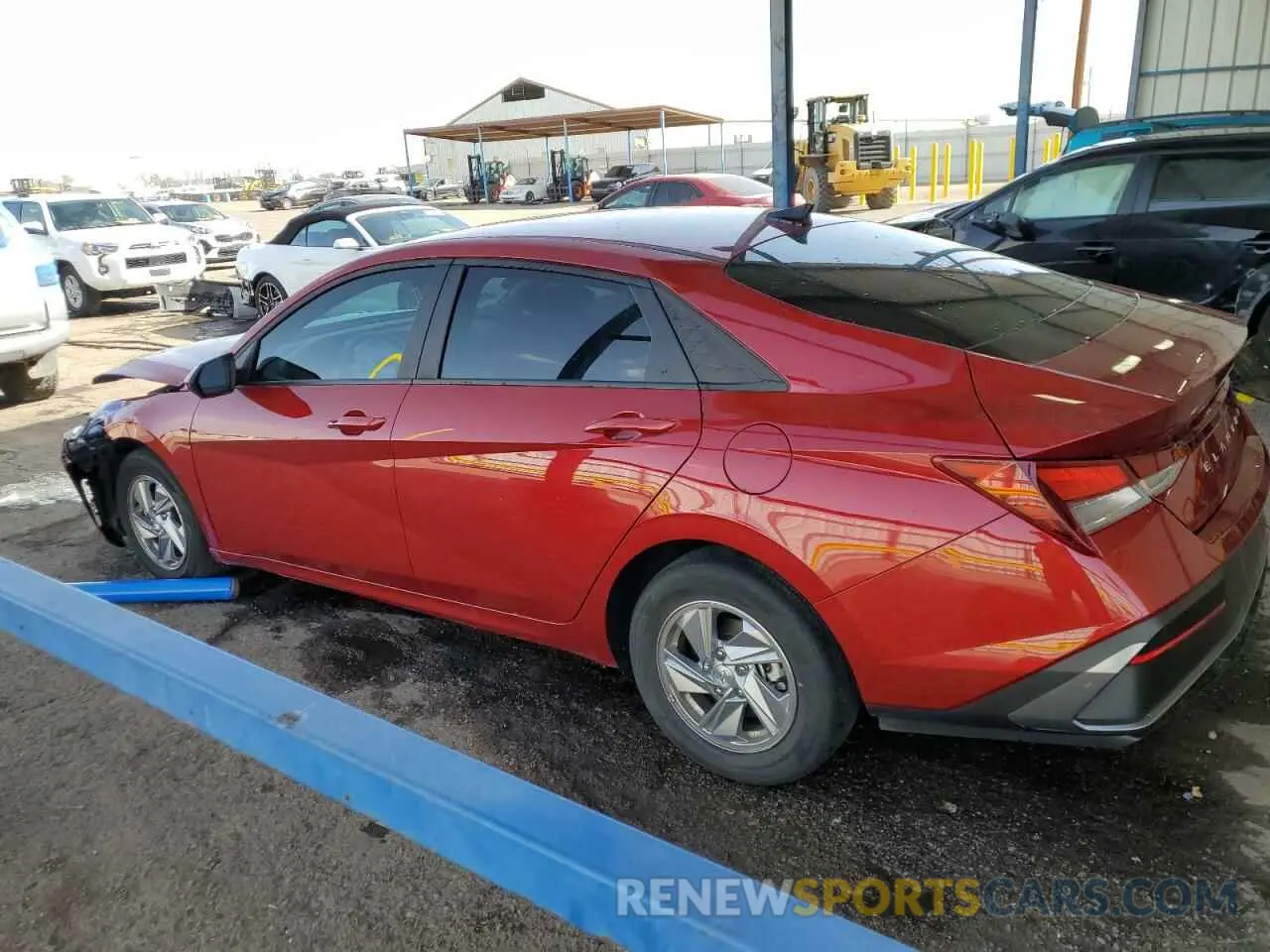 2 fotografías del automóvil dañado KMHLL4DGXRU678968 HYUNDAI ELANTRA 2024