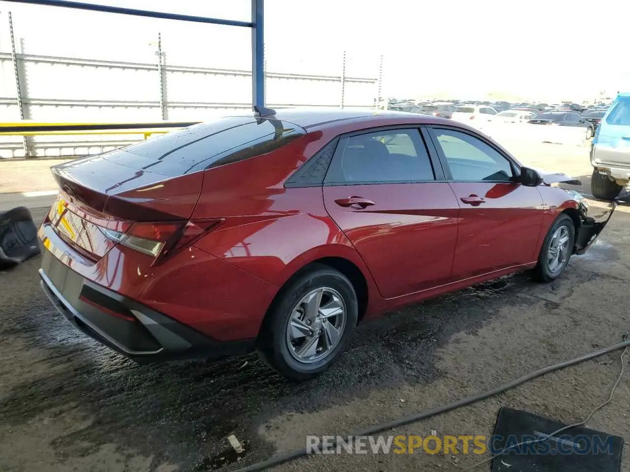 3 fotografías del automóvil dañado KMHLL4DGXRU678968 HYUNDAI ELANTRA 2024