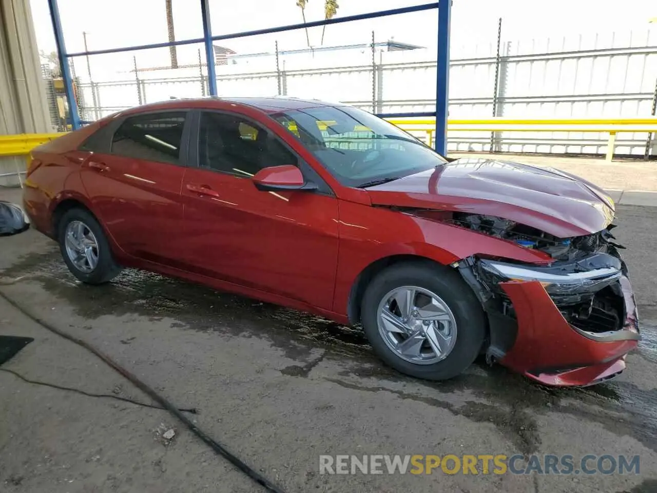 4 fotografías del automóvil dañado KMHLL4DGXRU678968 HYUNDAI ELANTRA 2024