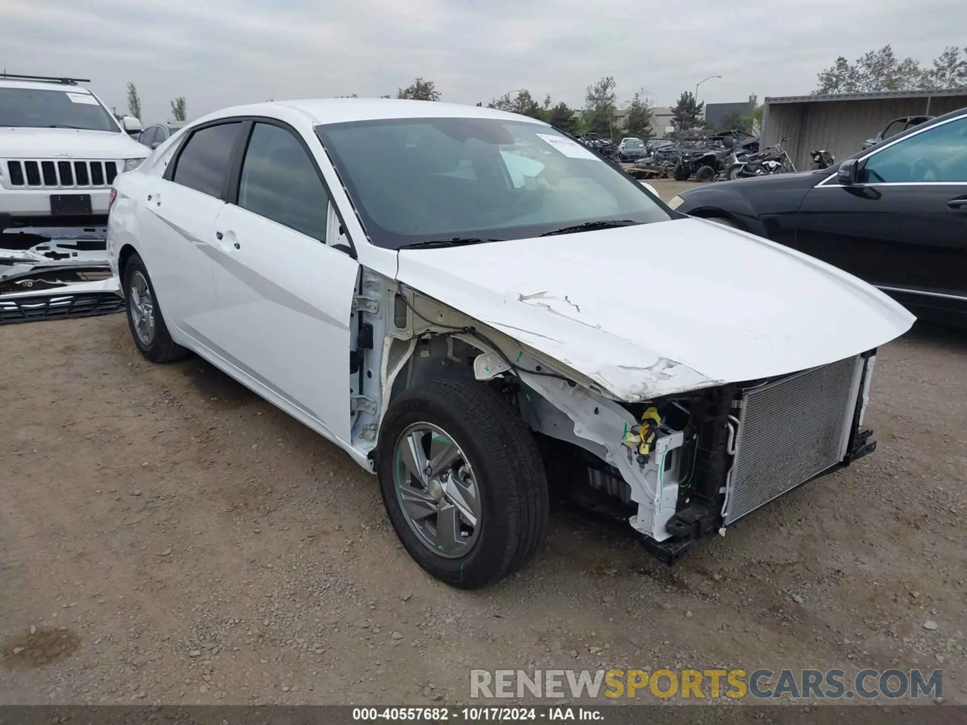1 fotografías del automóvil dañado KMHLL4DGXRU708969 HYUNDAI ELANTRA 2024