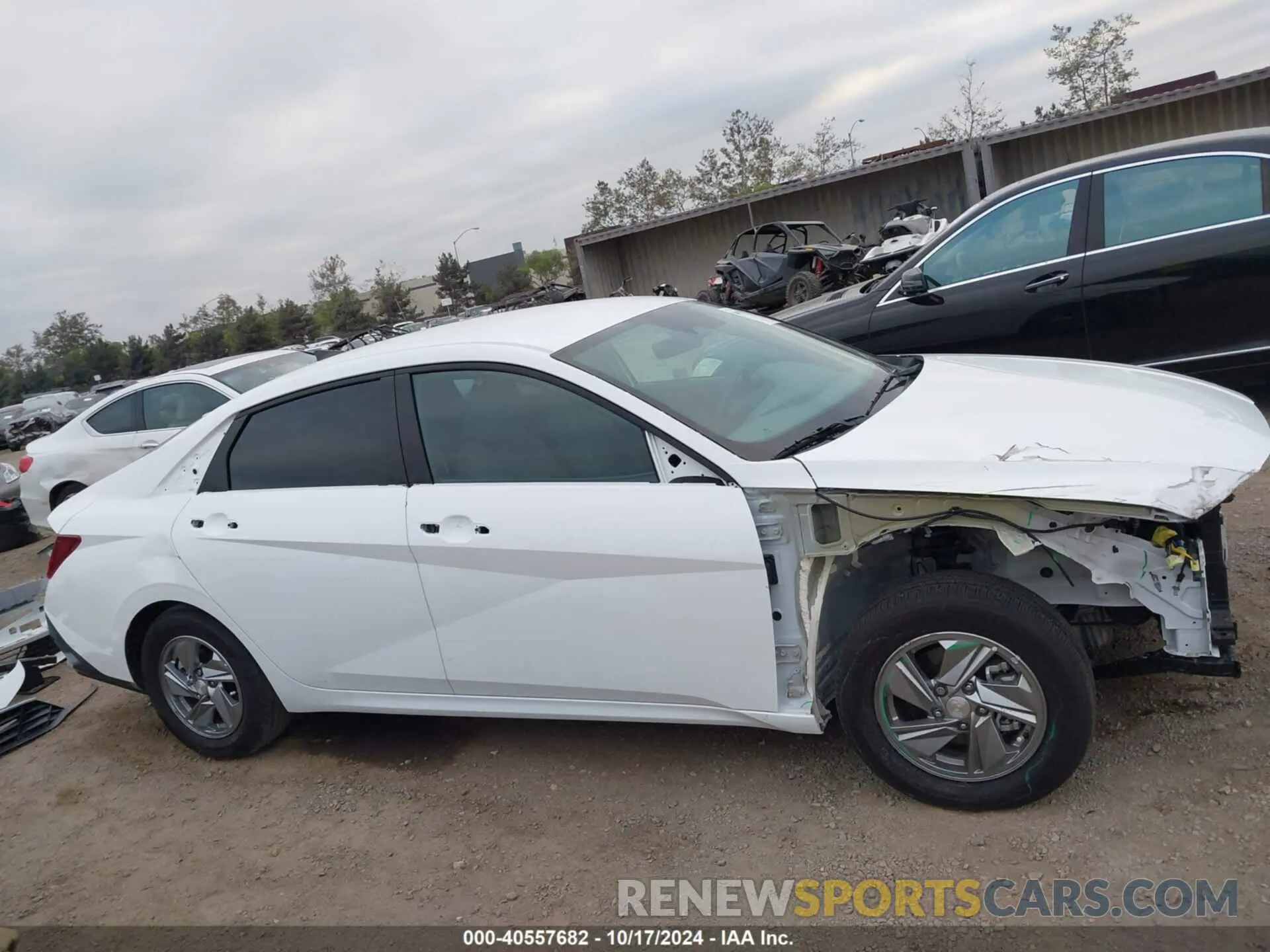 14 fotografías del automóvil dañado KMHLL4DGXRU708969 HYUNDAI ELANTRA 2024