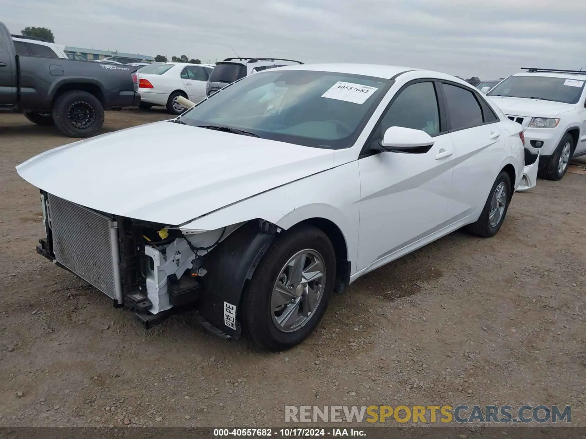 2 fotografías del automóvil dañado KMHLL4DGXRU708969 HYUNDAI ELANTRA 2024