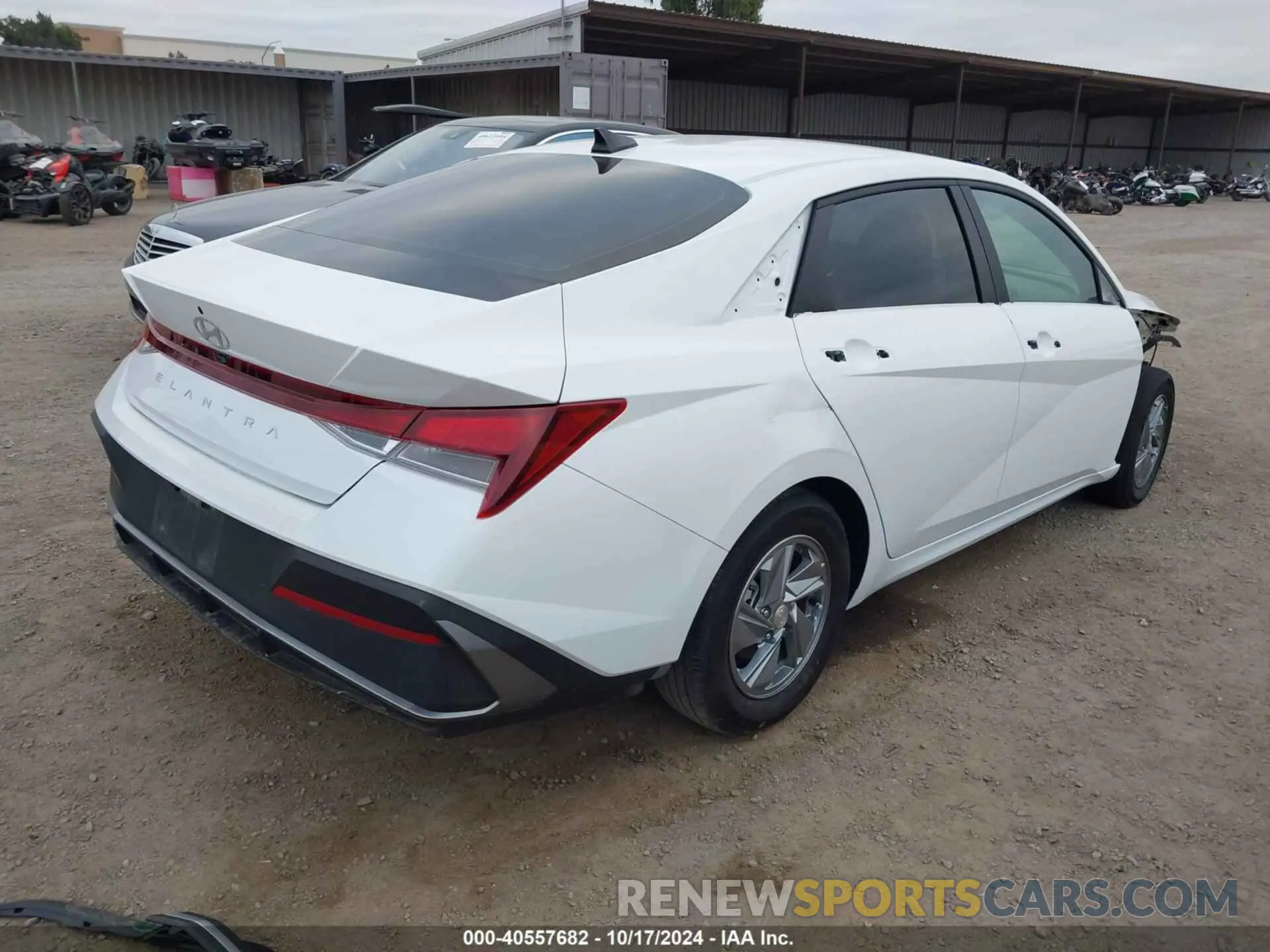 4 fotografías del automóvil dañado KMHLL4DGXRU708969 HYUNDAI ELANTRA 2024