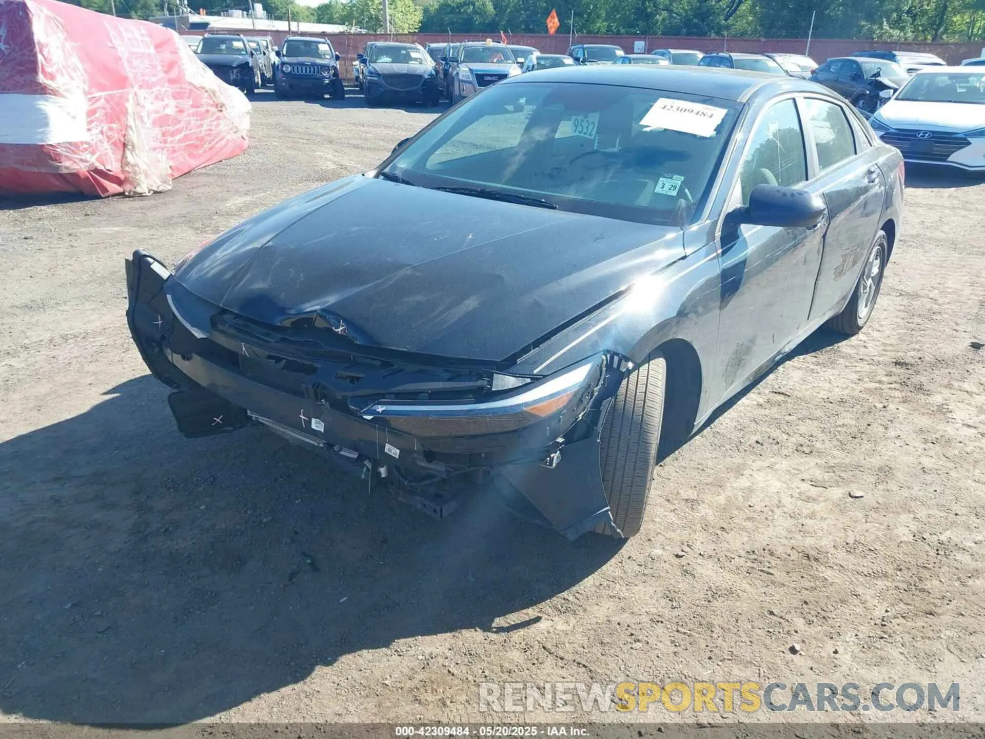 6 fotografías del automóvil dañado KMHLL4DGXRU729403 HYUNDAI ELANTRA 2024