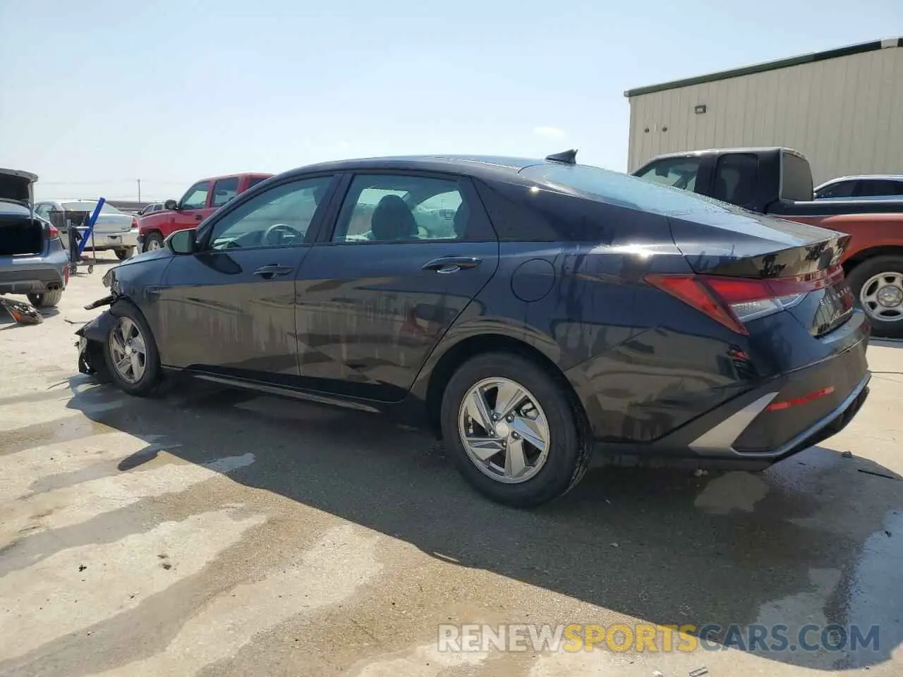 2 fotografías del automóvil dañado KMHLL4DGXRU743141 HYUNDAI ELANTRA 2024